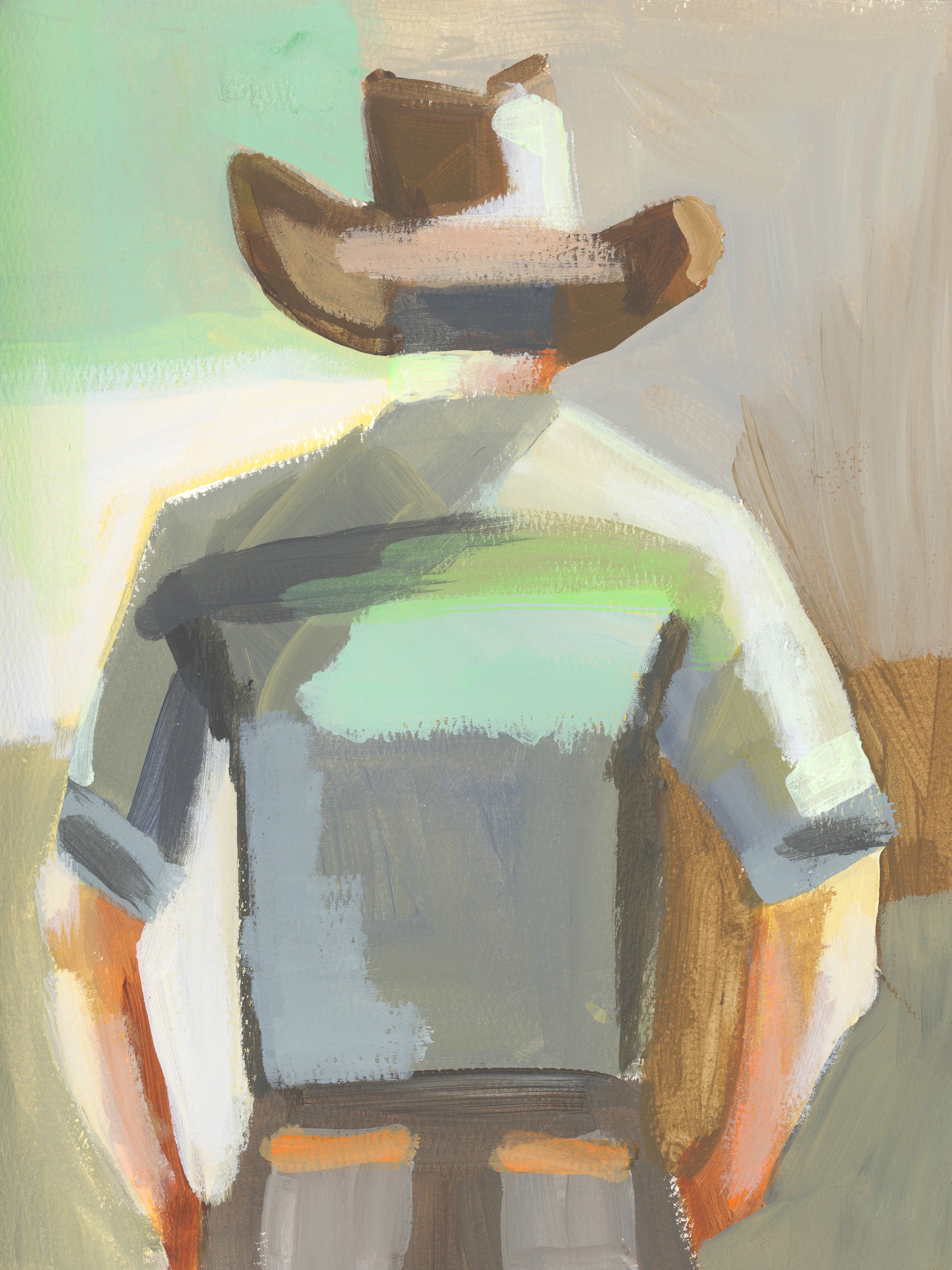 Carl the Cowboy Print