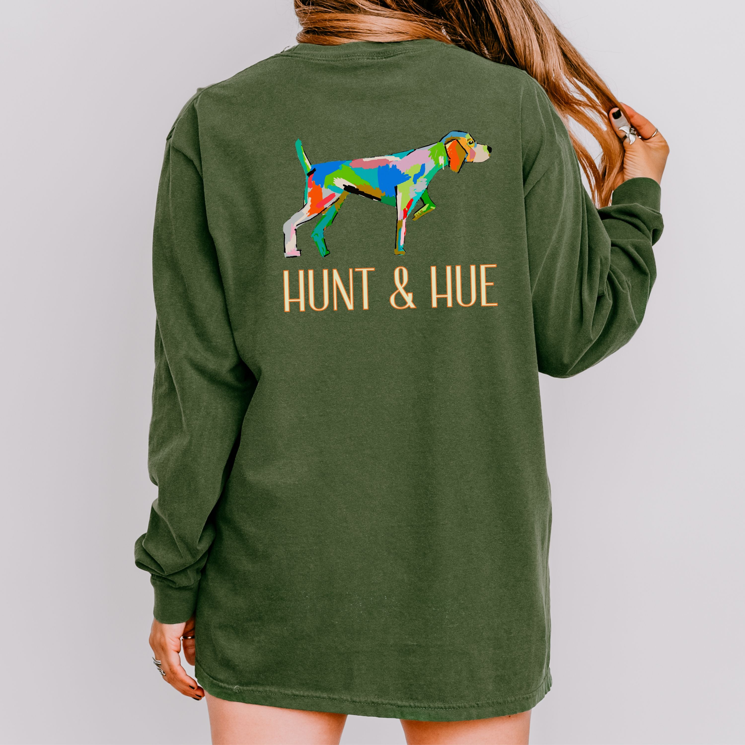 Long Sleeve Modern Bird Dog Shirt
