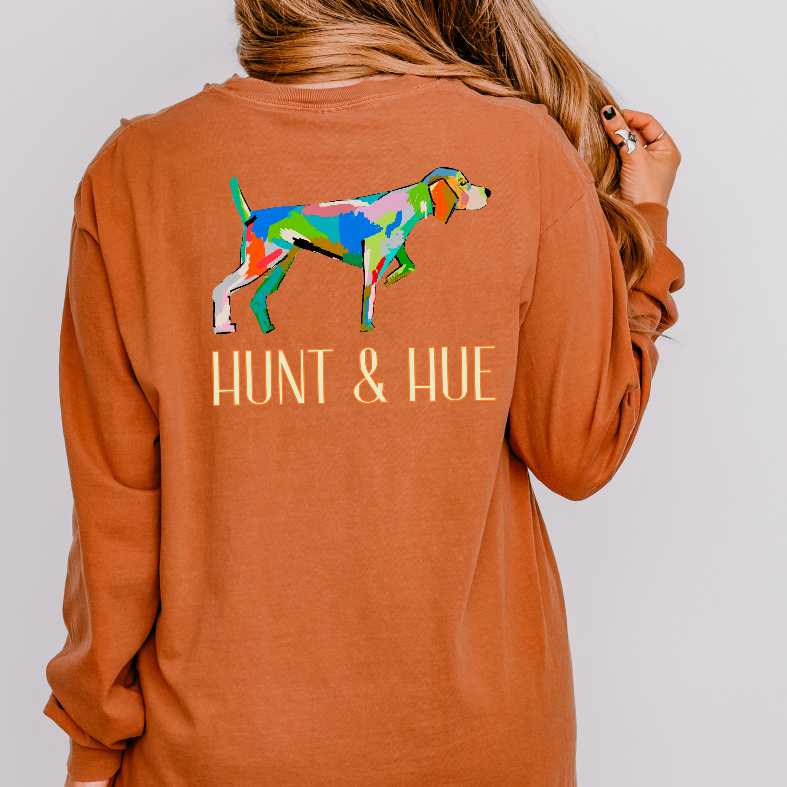 Long Sleeve Modern Bird Dog Shirt