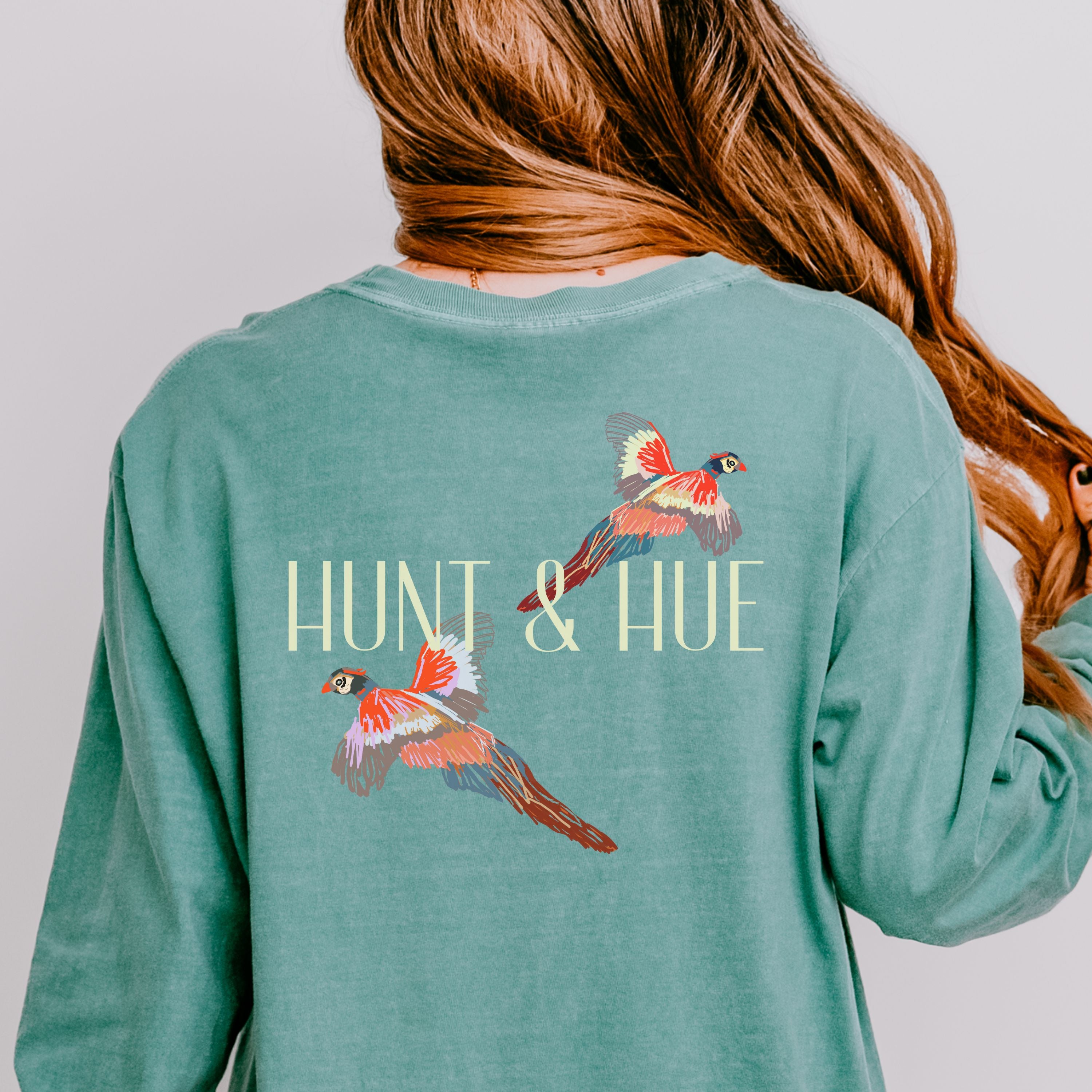 Women's Hunt and Hue Long Sleeve Pheasant Shirt