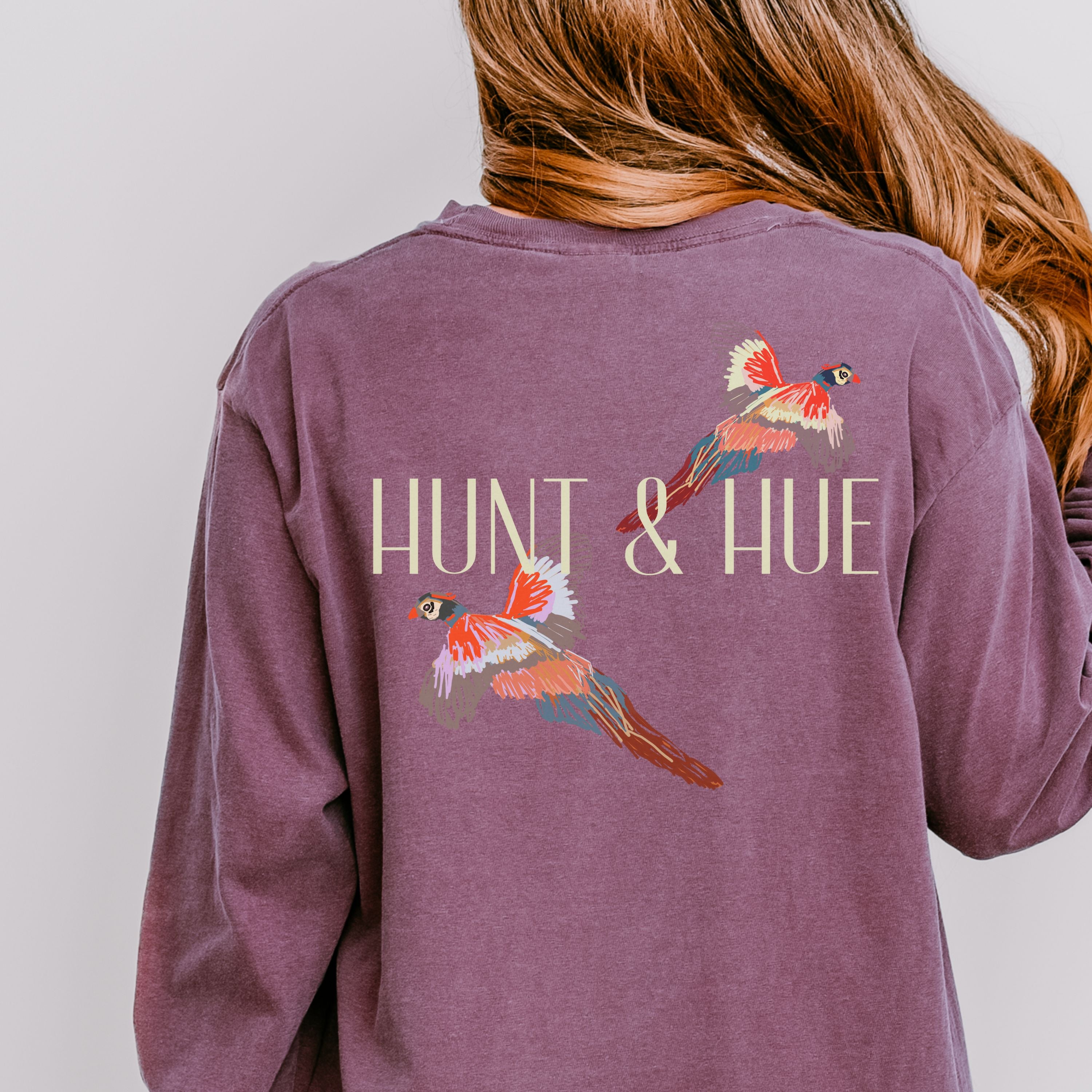 Women's Hunt and Hue Long Sleeve Pheasant Shirt