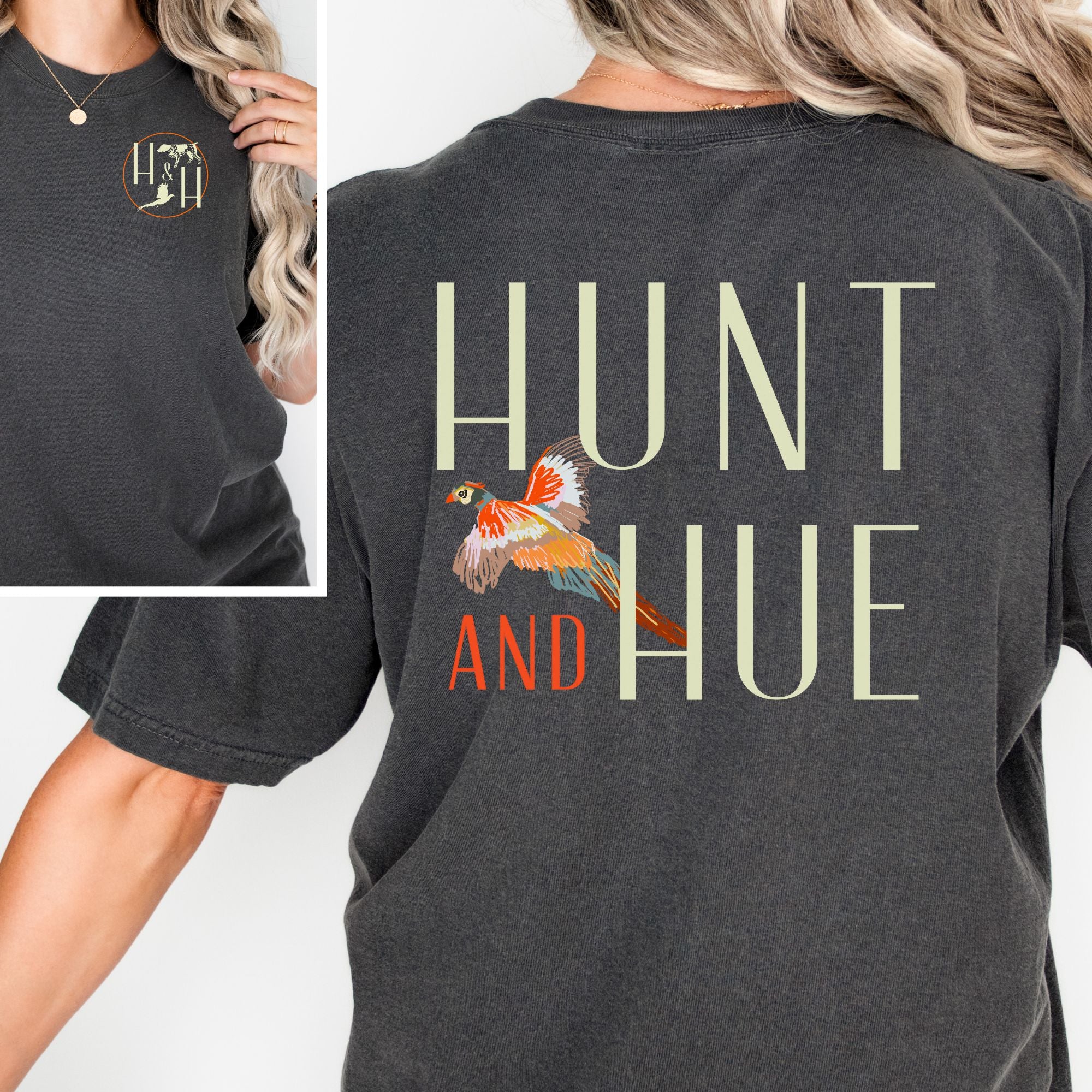 Comfort Color Shirt pheasant Design Hunting Tee Nature Lover Gift Outdoor Enthusiast Clothing Colorful Wildlife Bird Watcher Shirt Artistic T-Shirt Casual Wear Unique Apparel