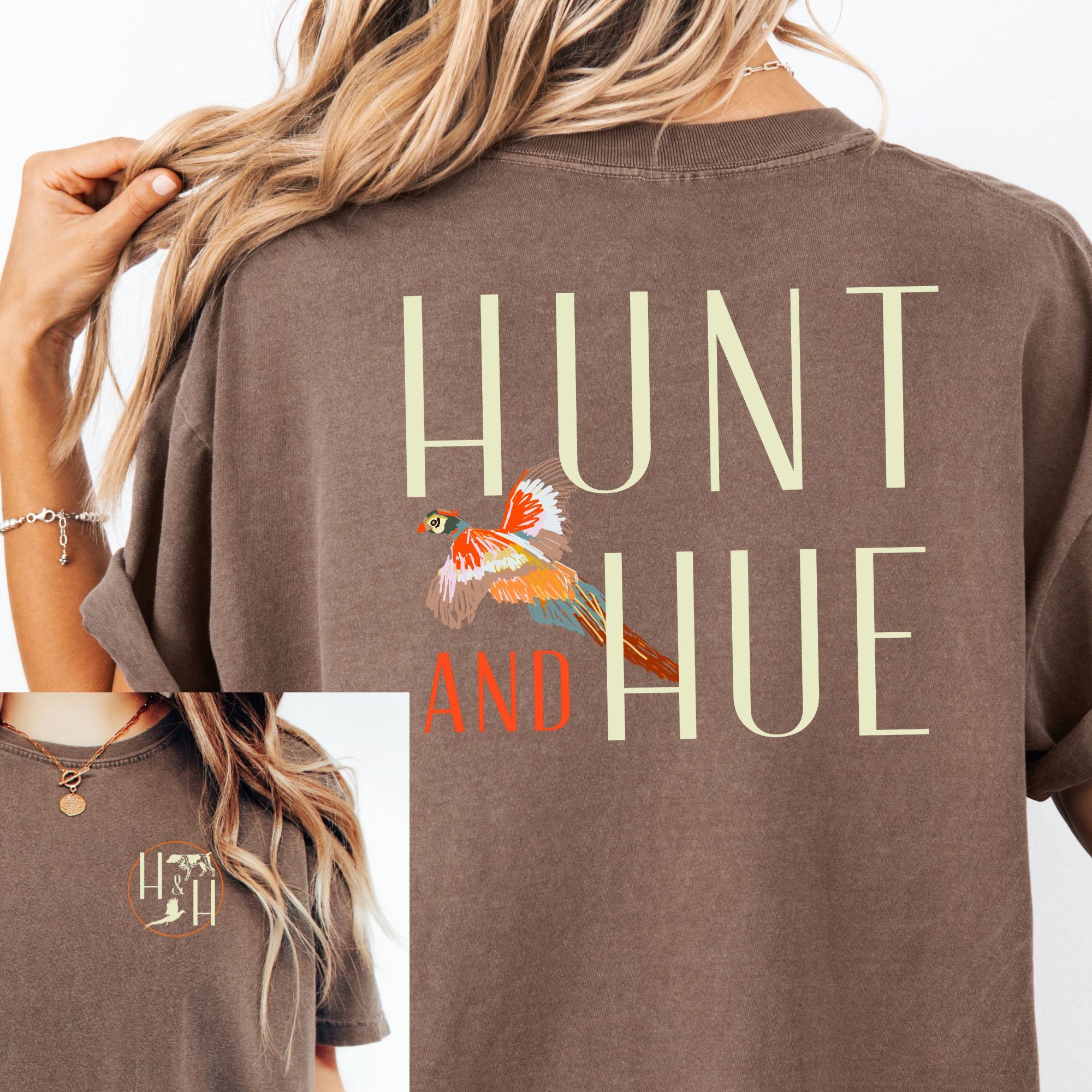 Comfort Color Shirt pheasant Design Hunting Tee Nature Lover Gift Outdoor Enthusiast Clothing Colorful Wildlife Bird Watcher Shirt Artistic T-Shirt Casual Wear Unique Apparel