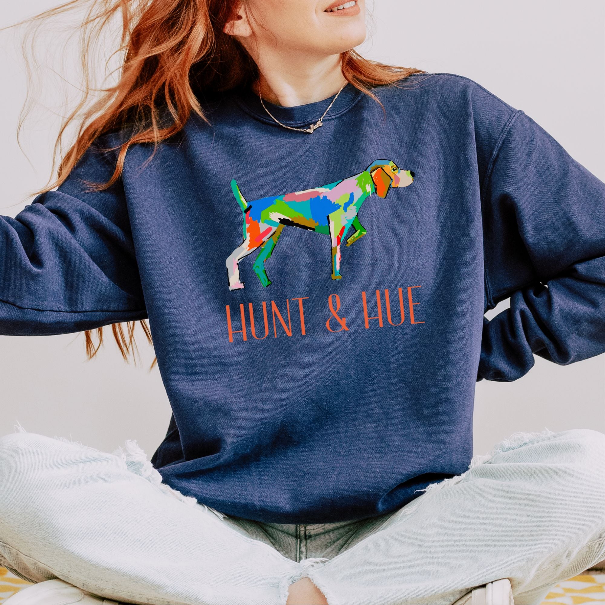 Funky Bird Dog Sweatshirt