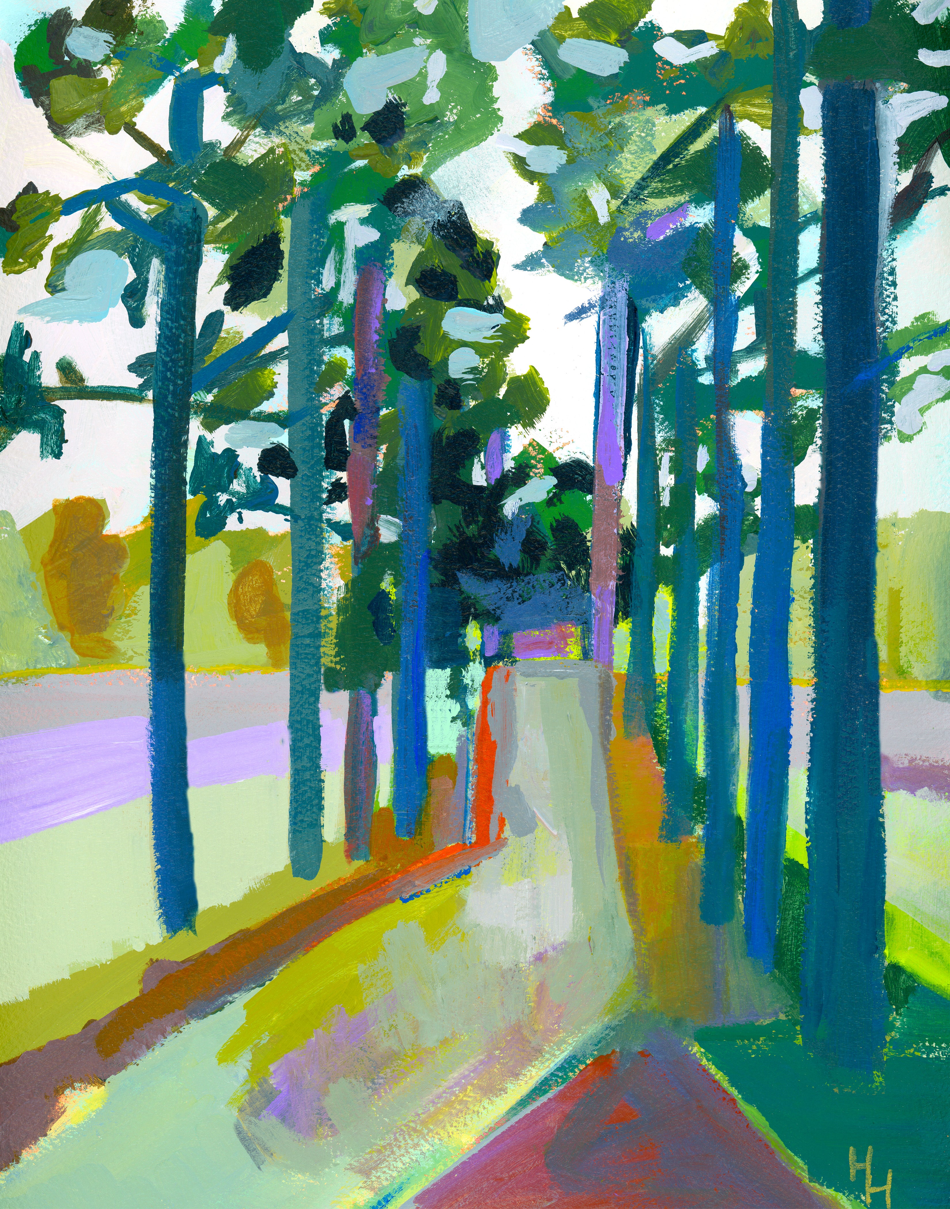 Pine trees Landscape