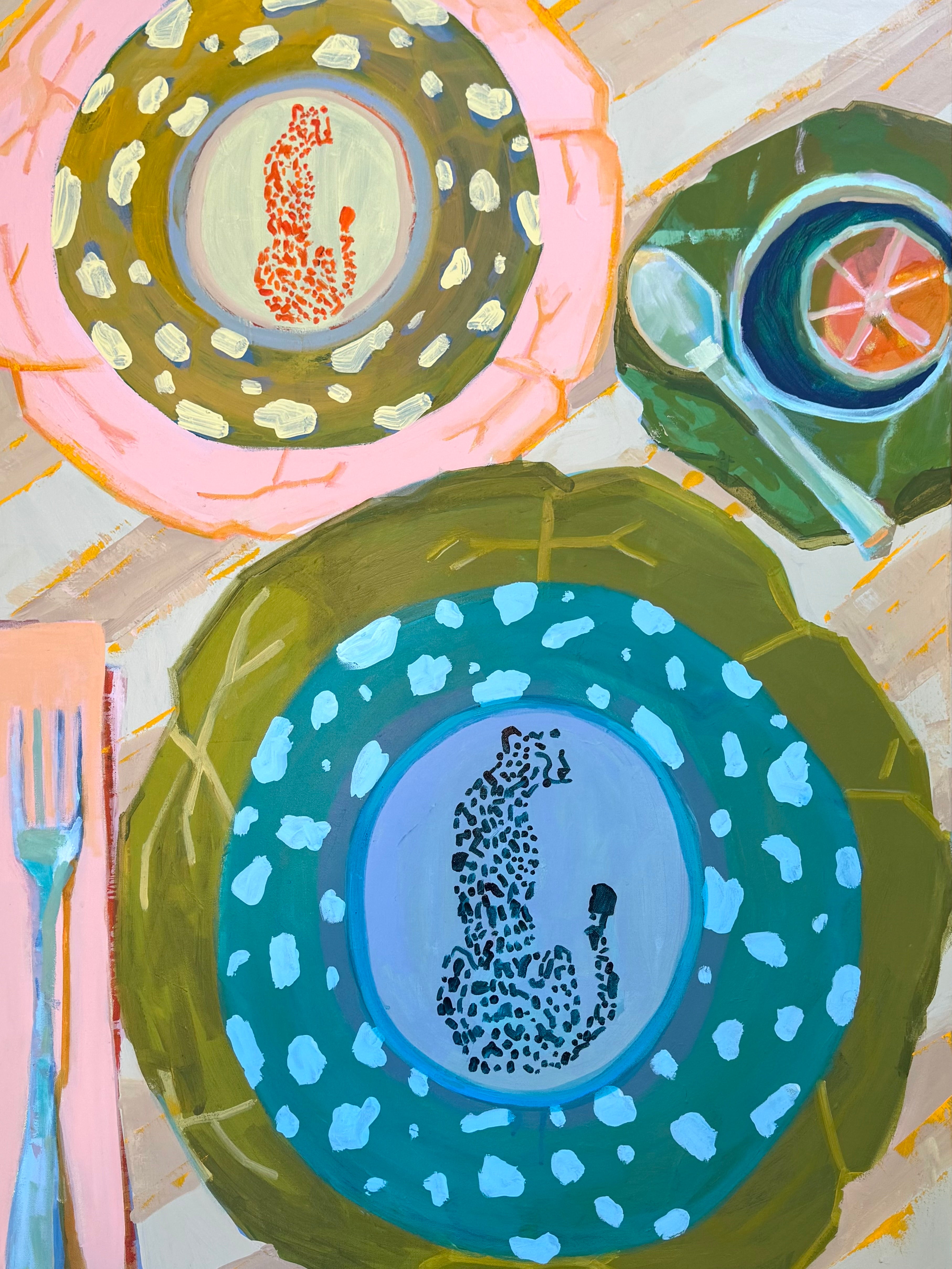 Too Pretty to Tame, 30" x 40"