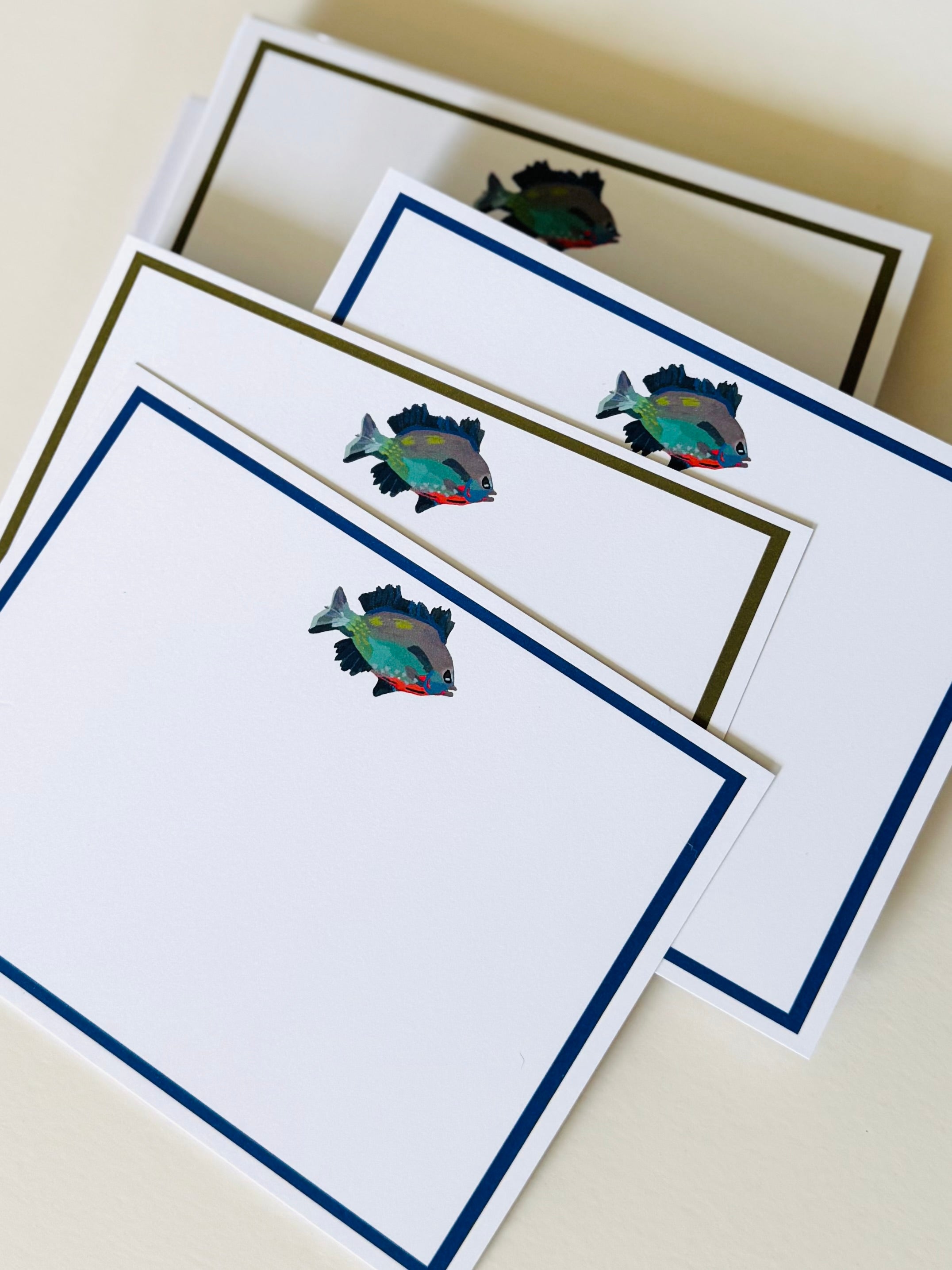 Redbreast Fish Notecard