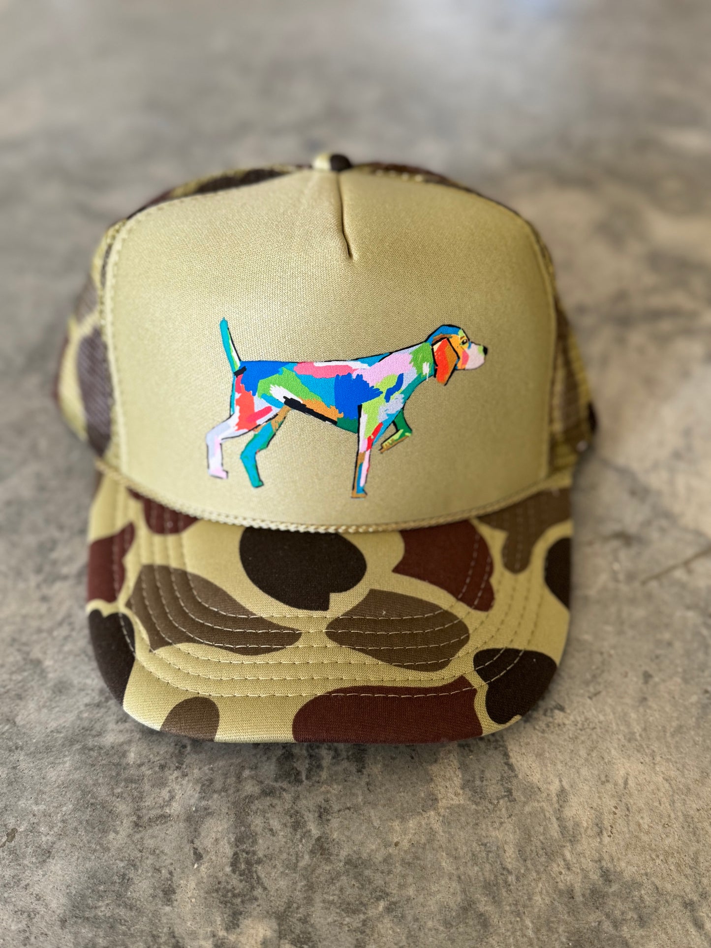 Notecards and trucker hat gift set