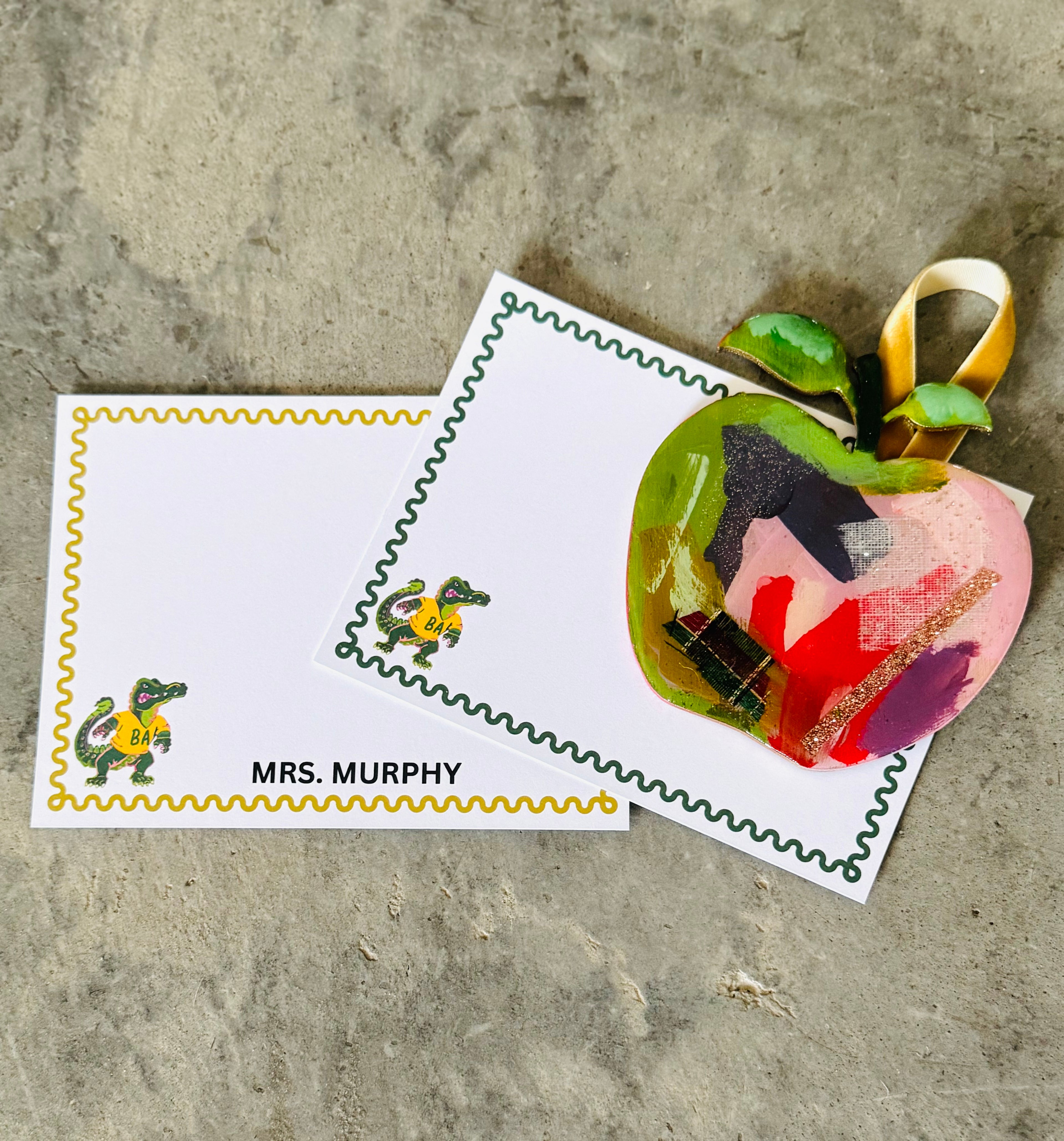 Mascot Notecard & Ornament Set