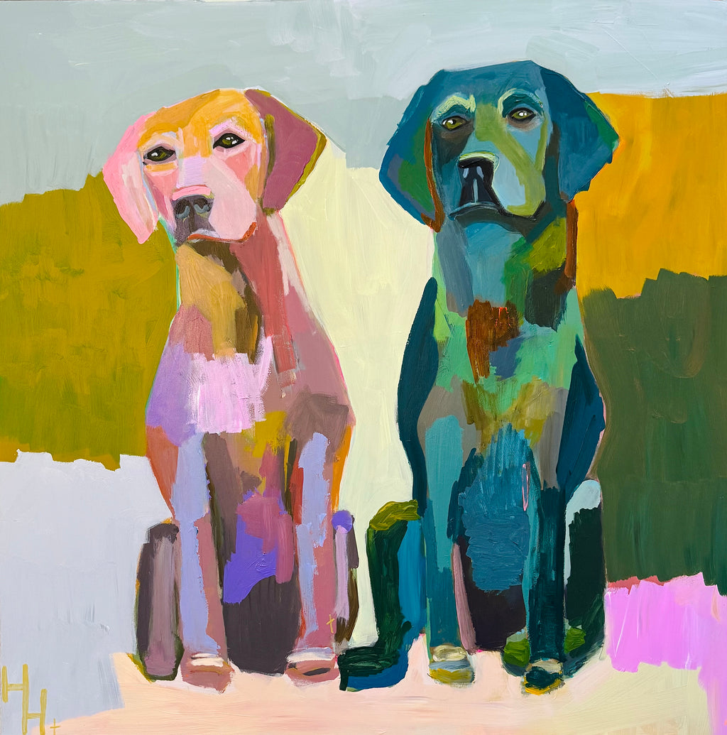 Pat and Matt the Labradors