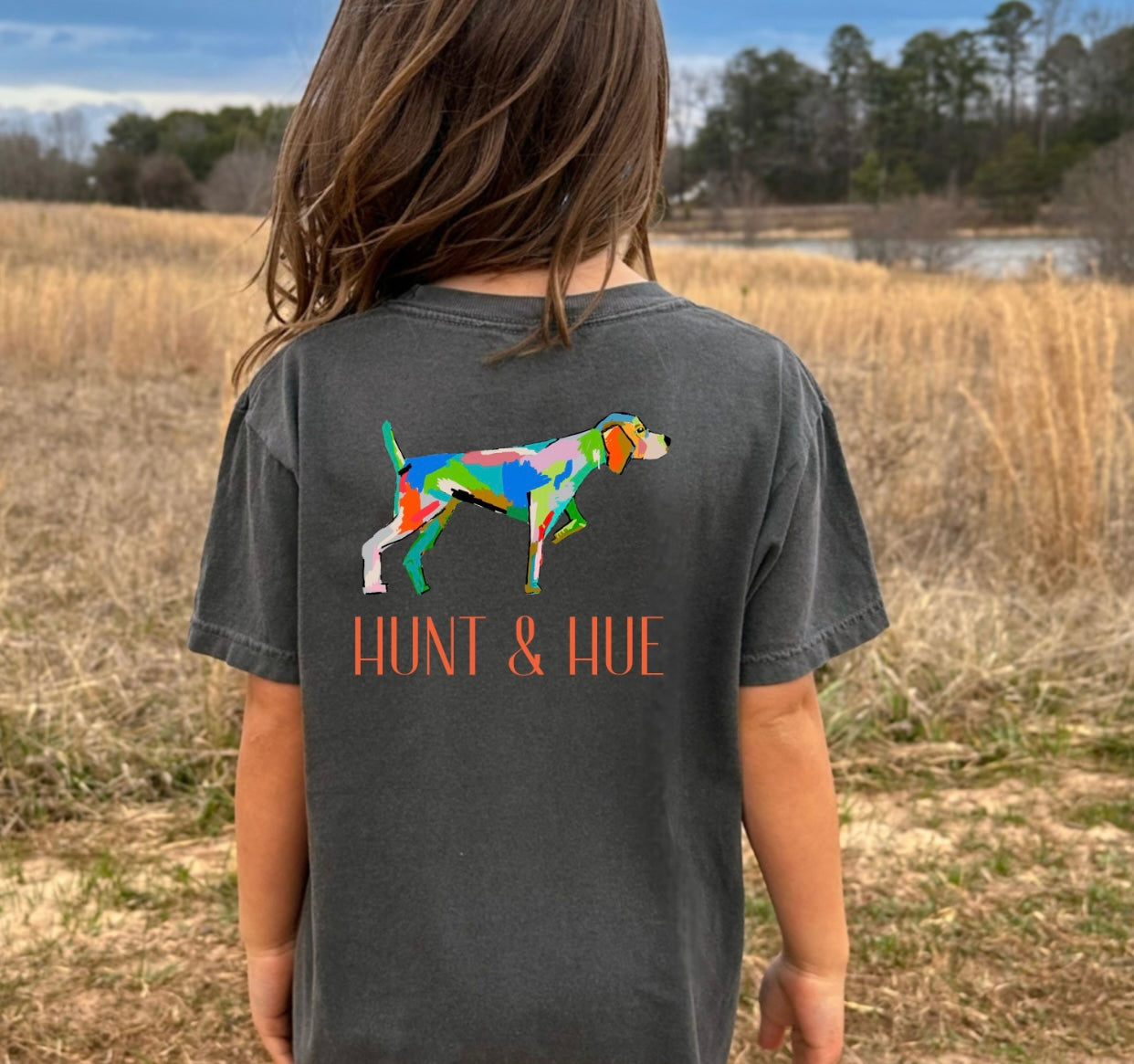Youth Funky Bird Dog Tee