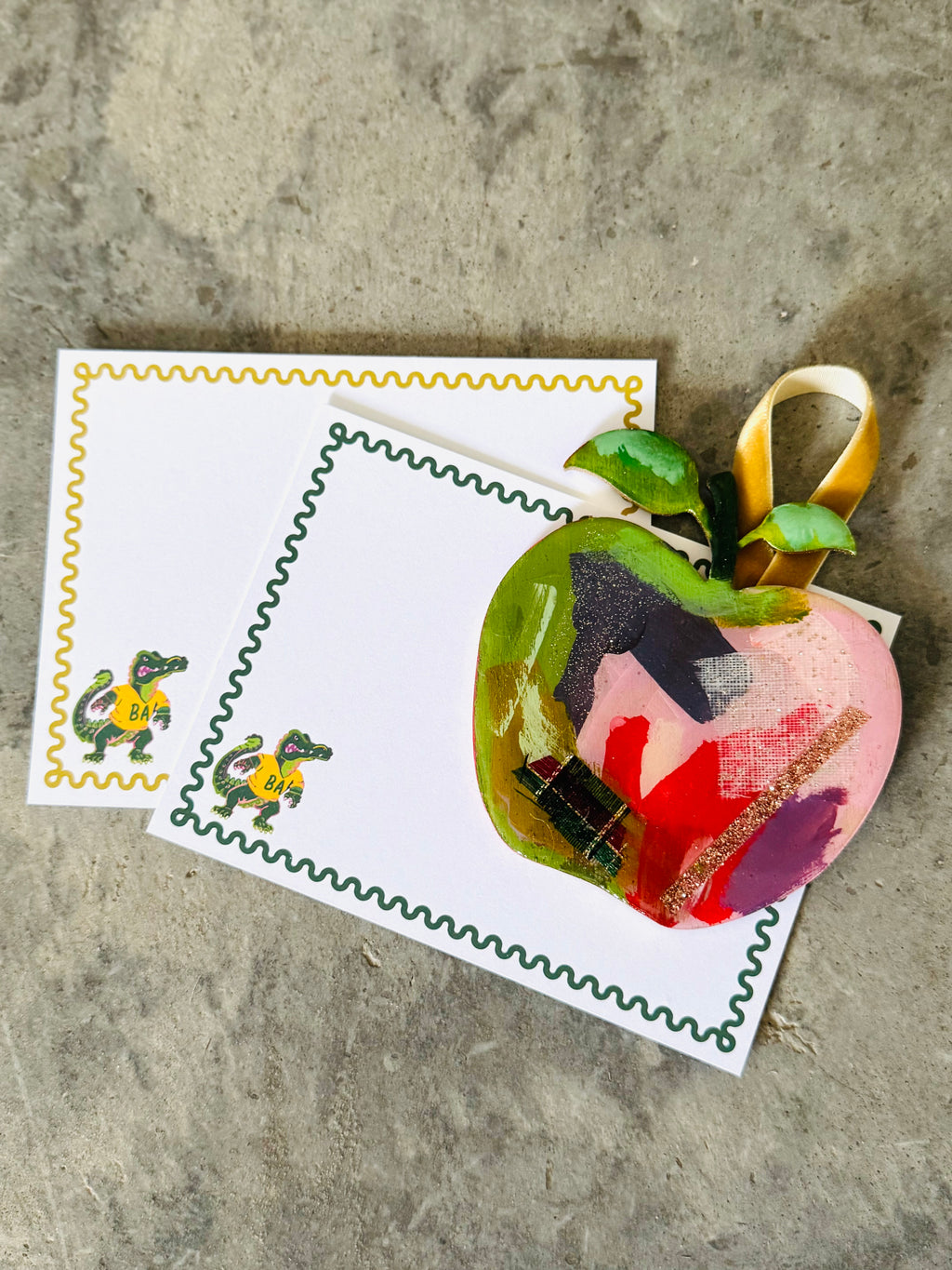 Mascot Notecard & Ornament Set