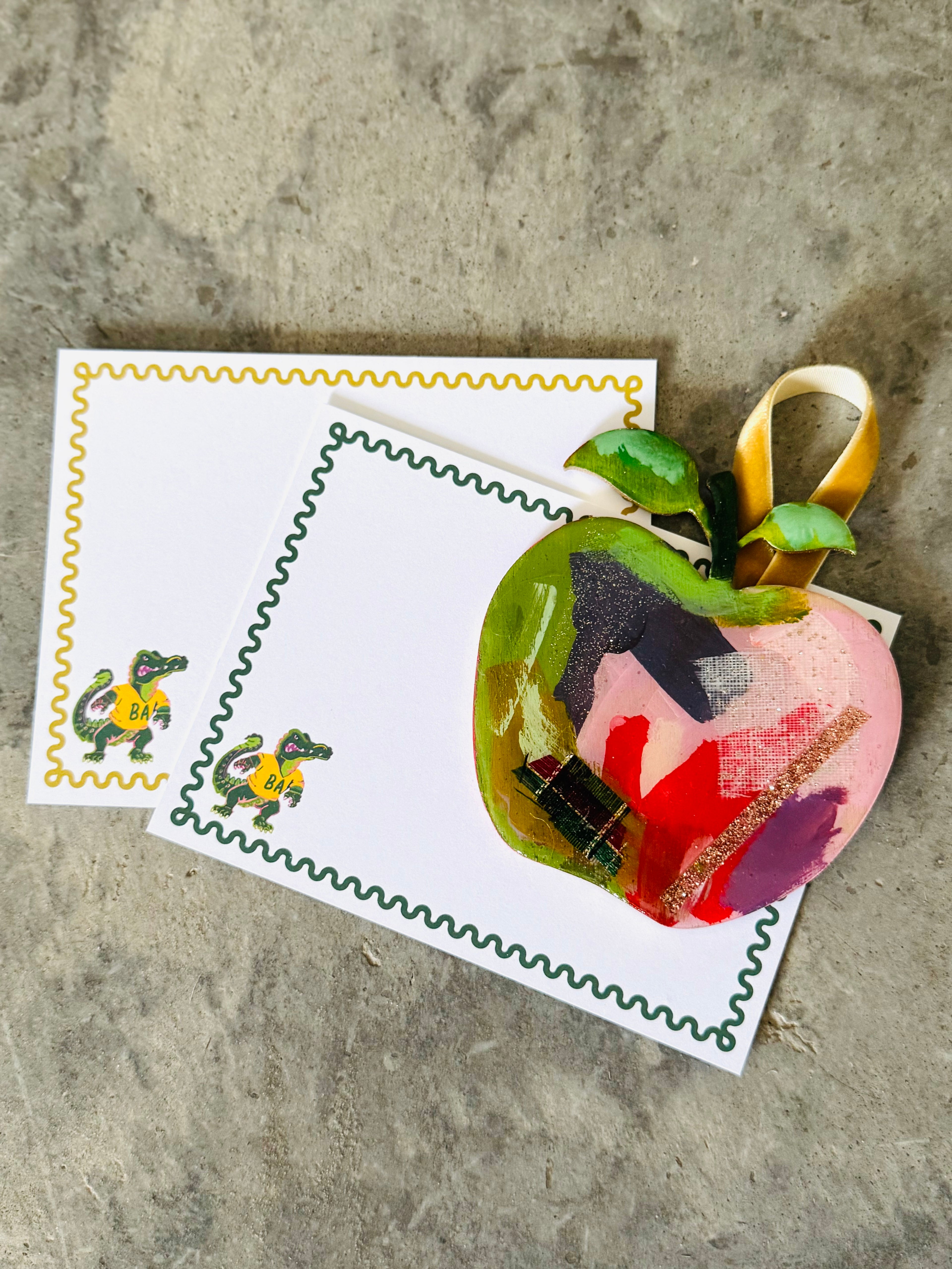Mascot Notecard & Ornament Set