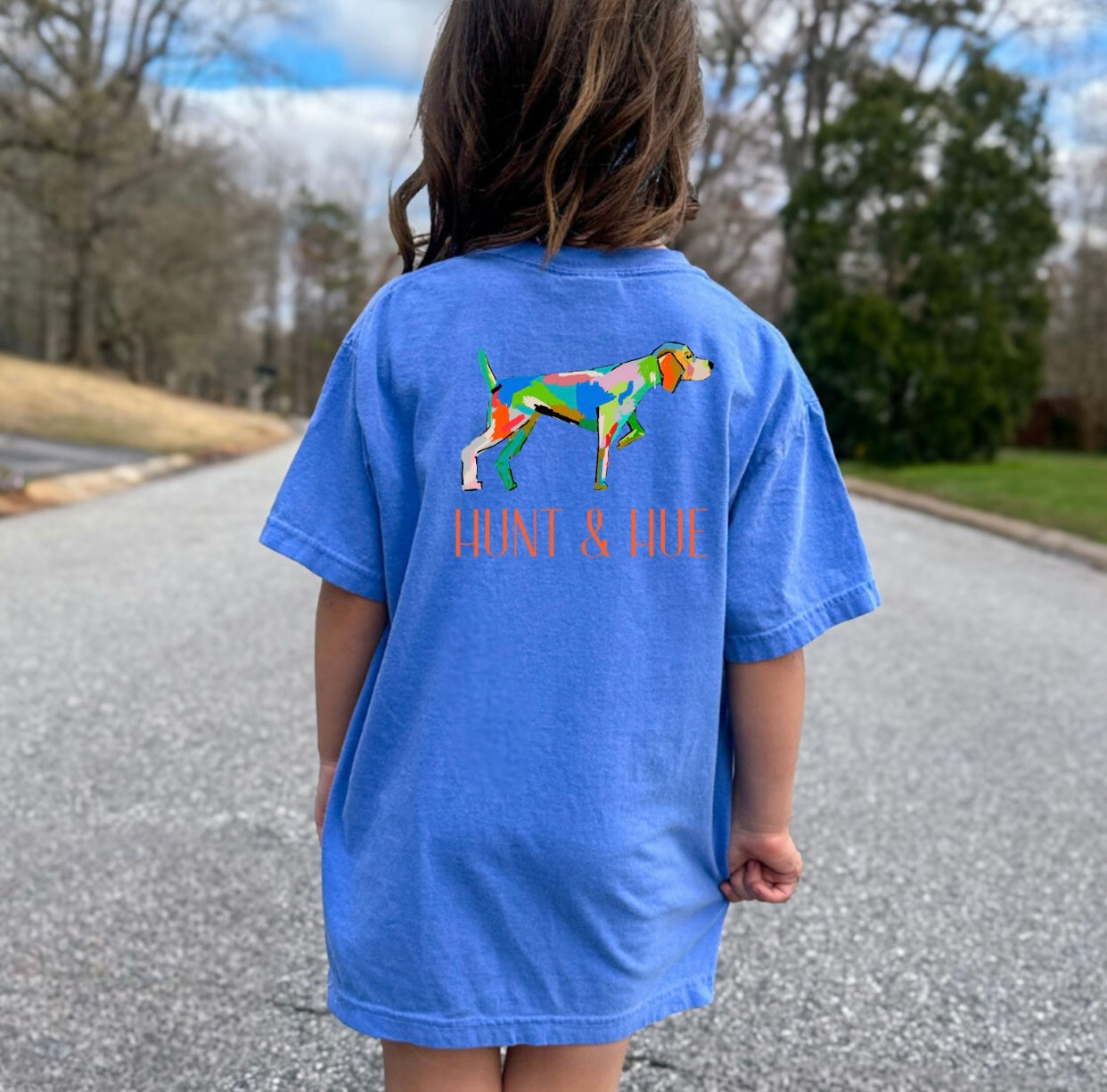 Youth Funky Bird Dog Tee