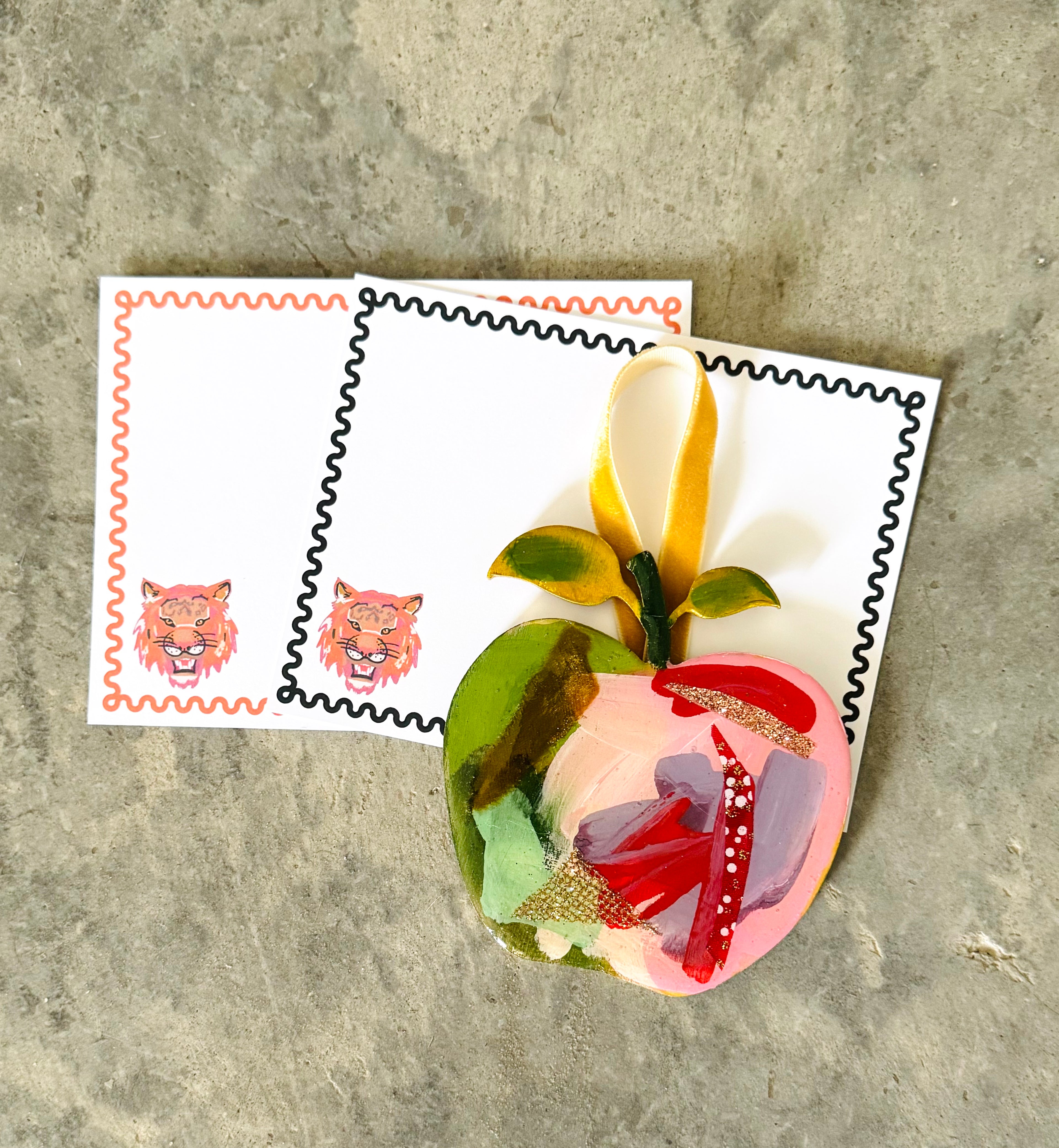 Mascot Notecard & Ornament Set