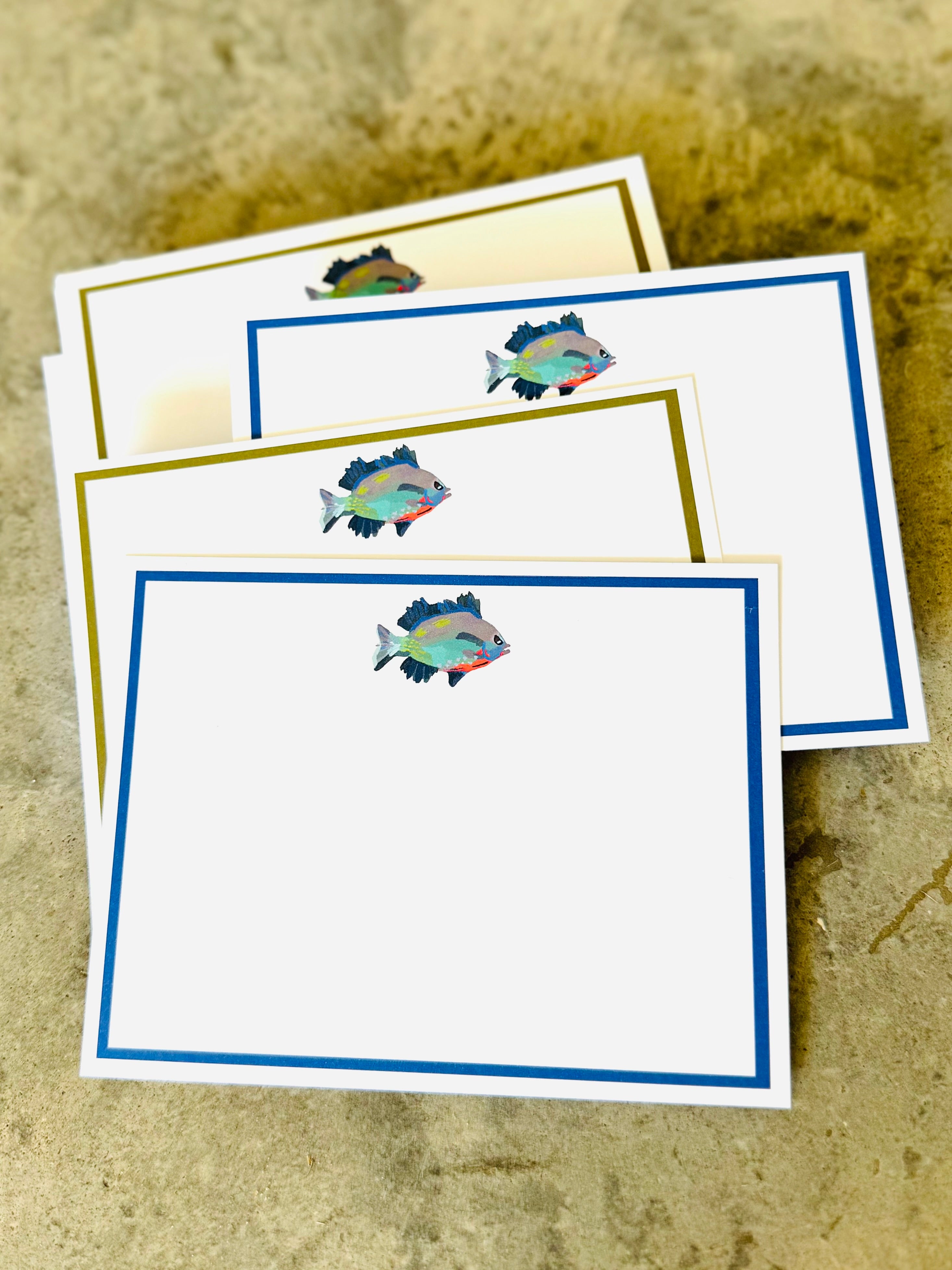 Redbreast Fish Notecard