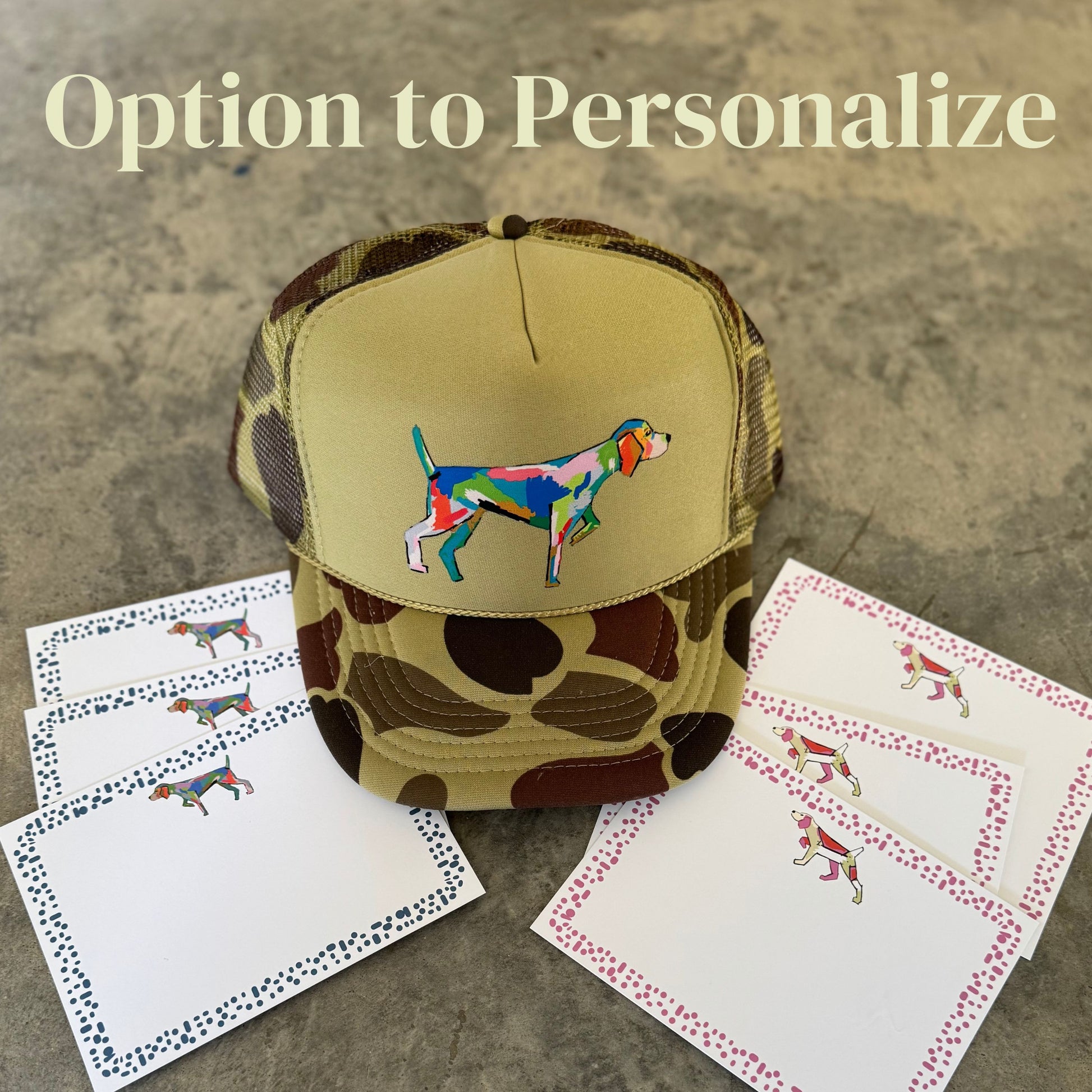 Hunting Dog Gift, Gift Set, Set Personalized, Hunter Gift, Gift Christmas, Christmas Gift, Hunter Camo, Camo Hat Custom, Custom Bird Dog, Dog Owner Gift, Gift Outdoor Sport, Pointer Gift, Birthday Gift

