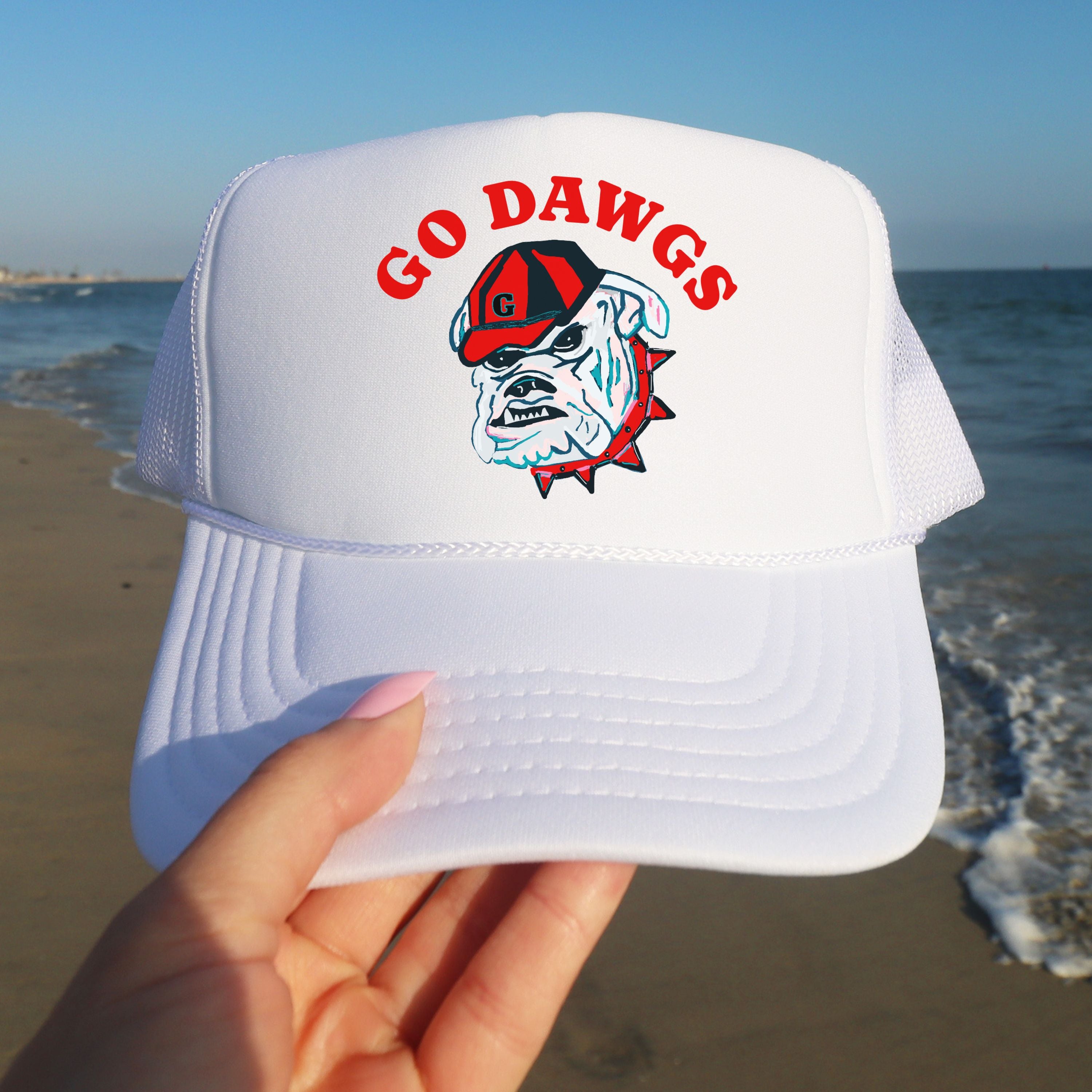 Go Dawgs trucker hat