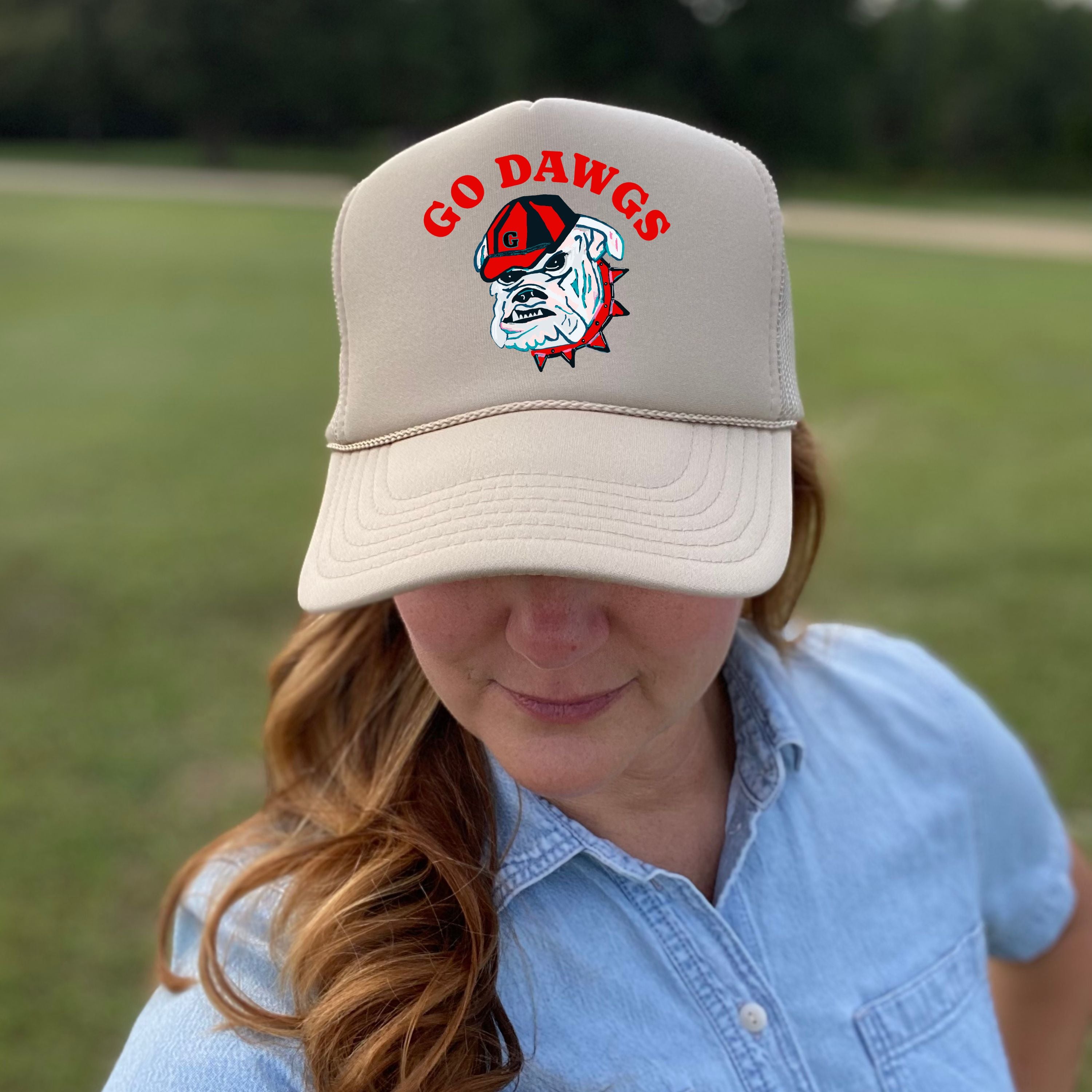 Go Dawgs trucker hat