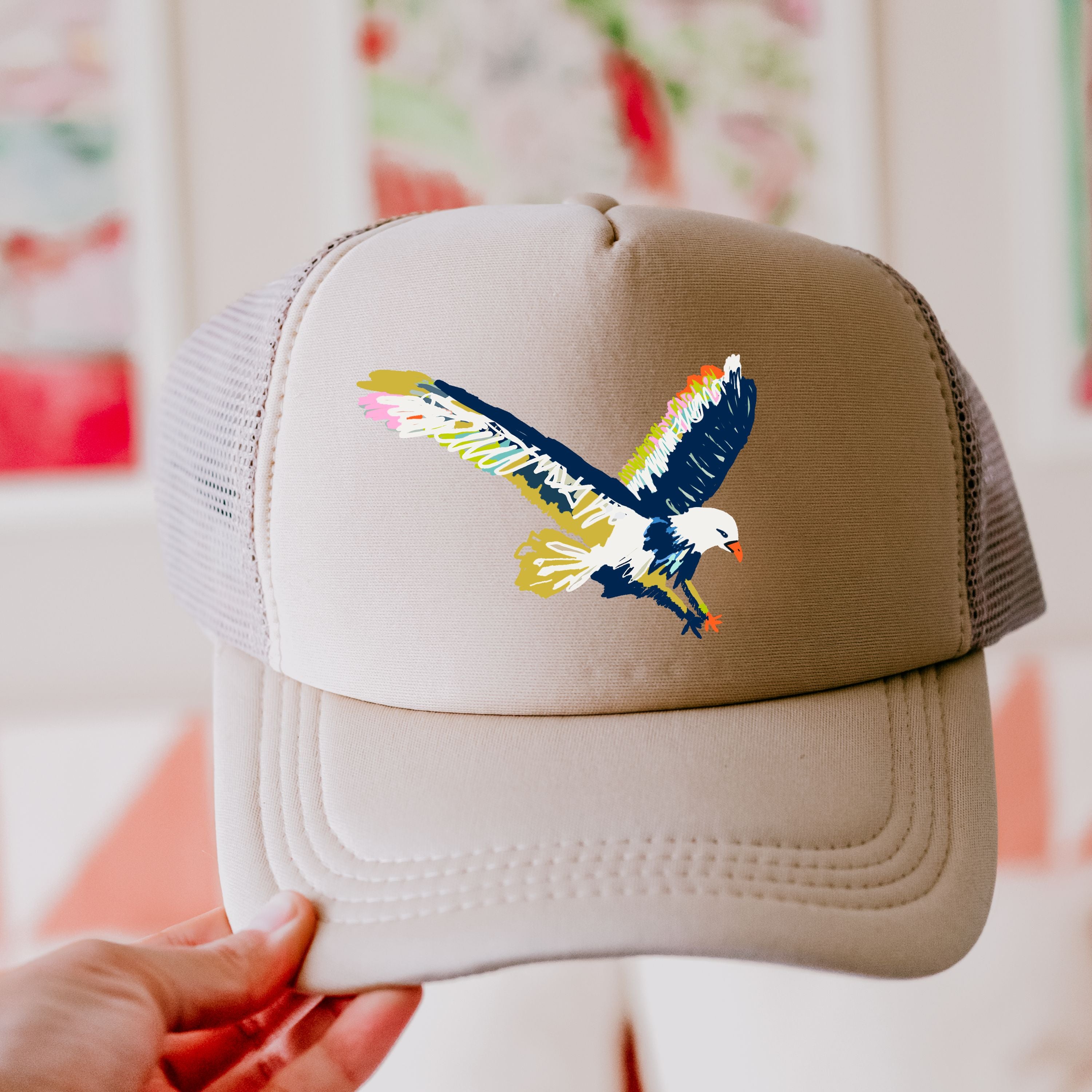 Fly like an Eagle trucker hat