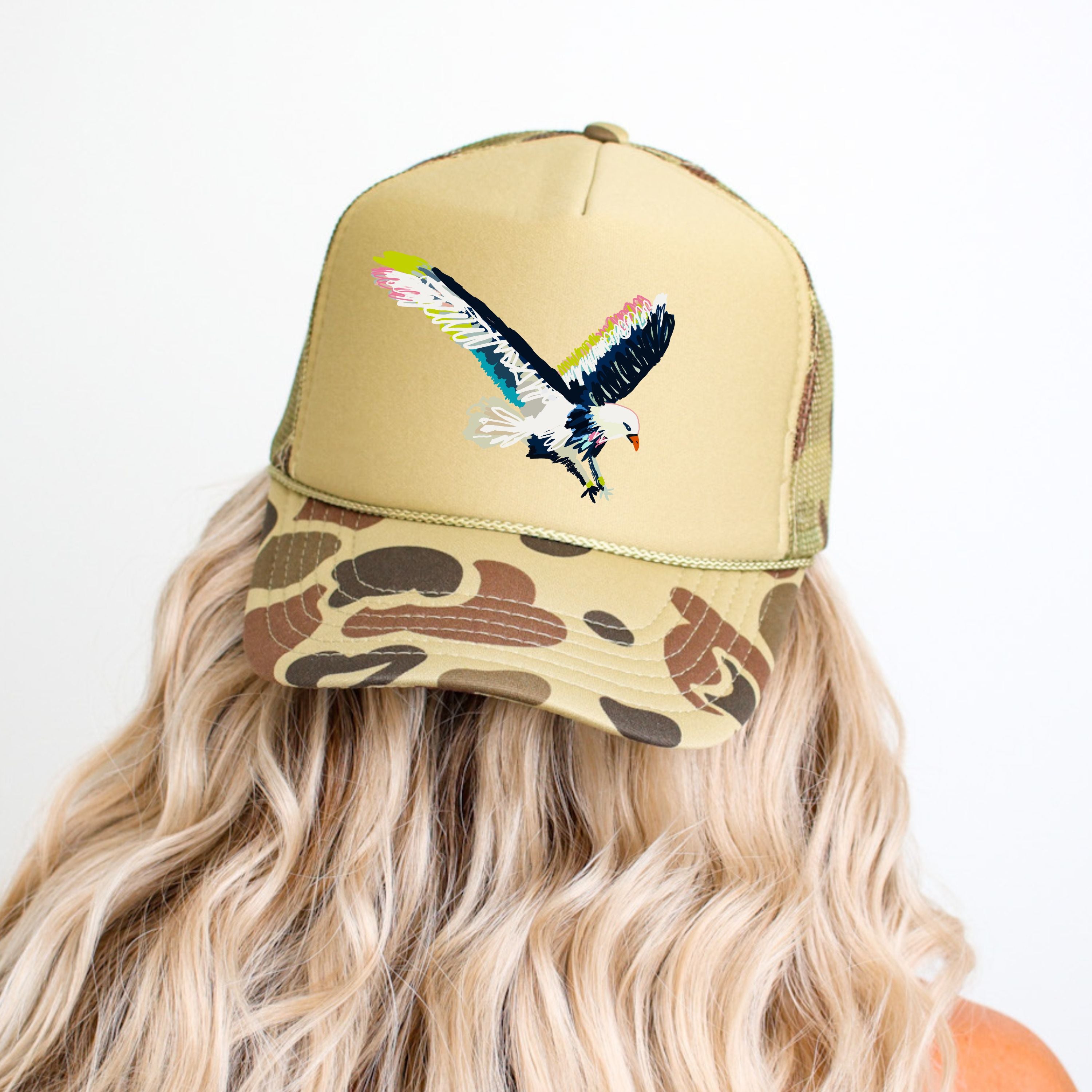 Fly like an Eagle trucker hat