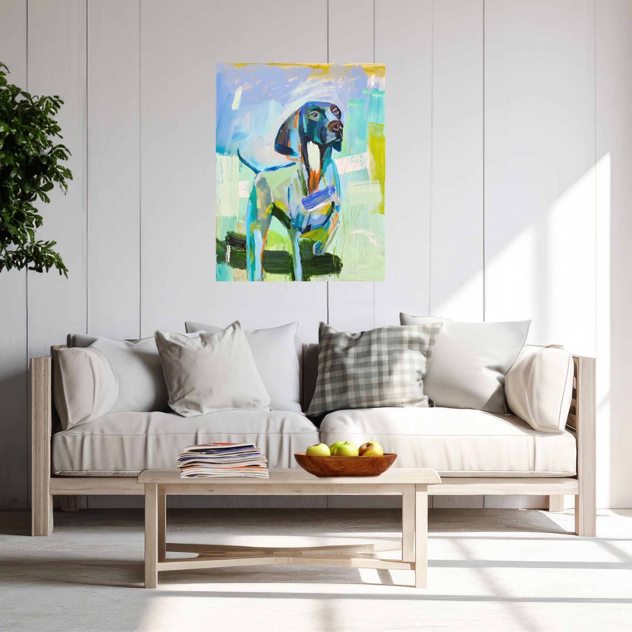 Abstract Bird Dog