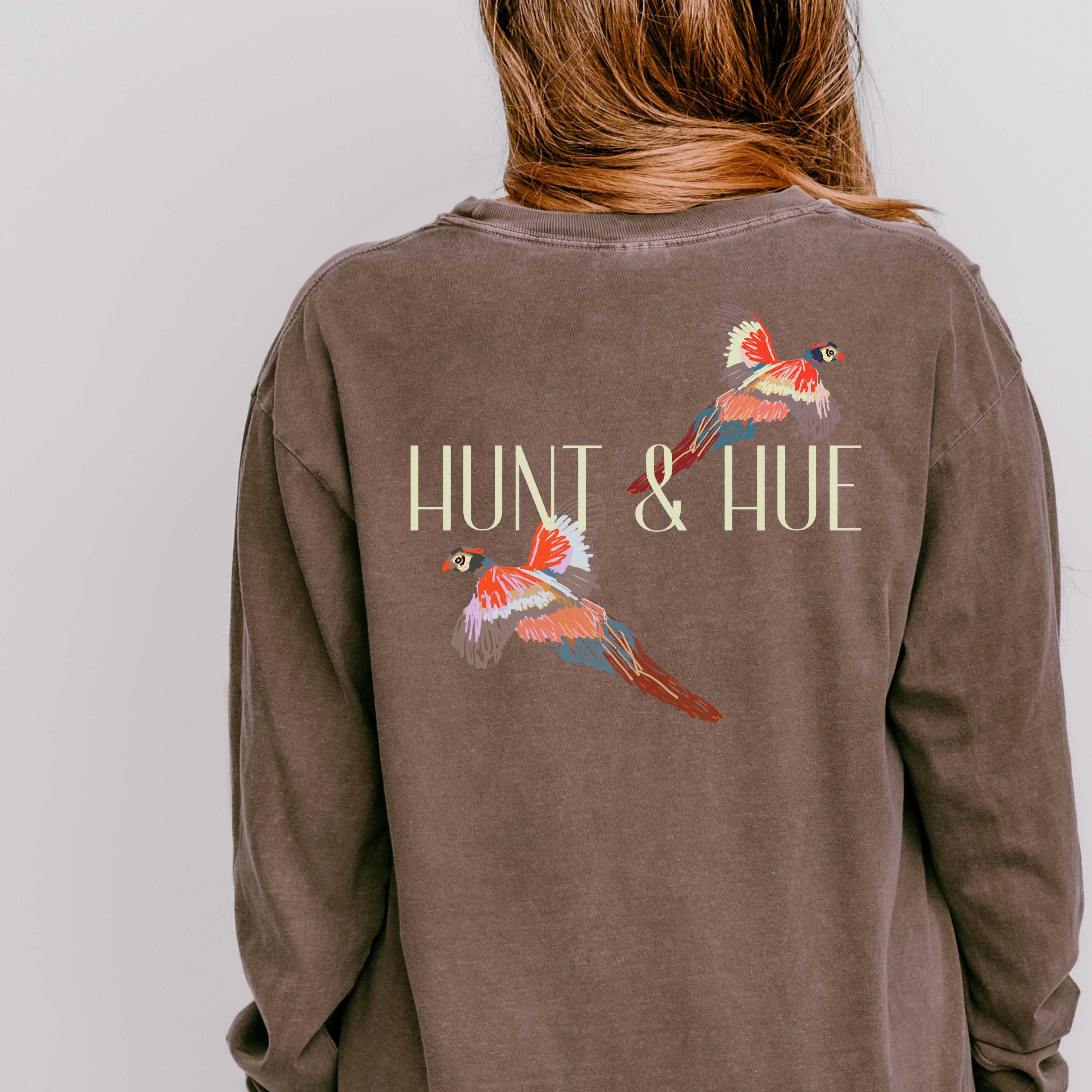 Women's Hunt and Hue Long Sleeve Pheasant Shirt