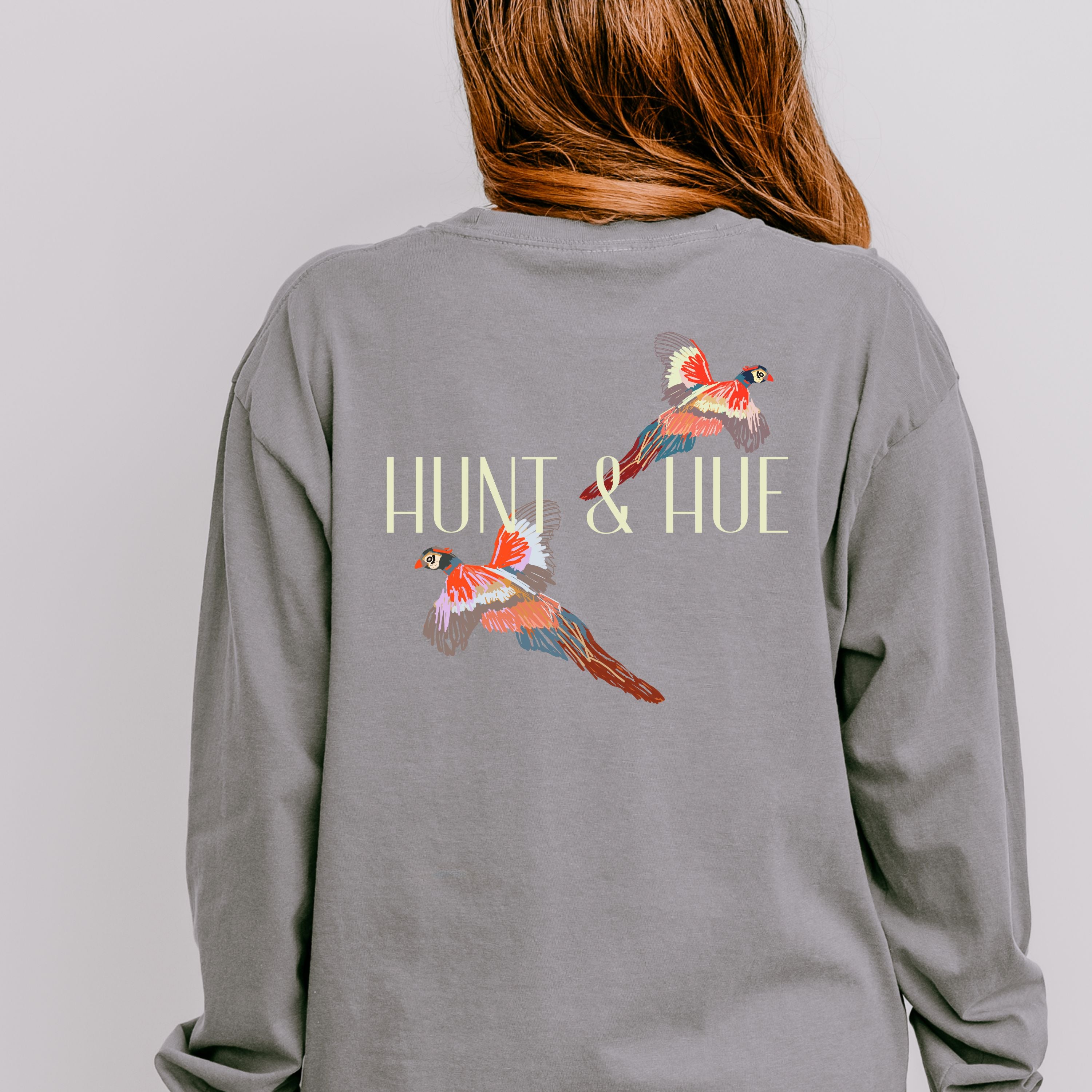 Women's Hunt and Hue Long Sleeve Pheasant Shirt