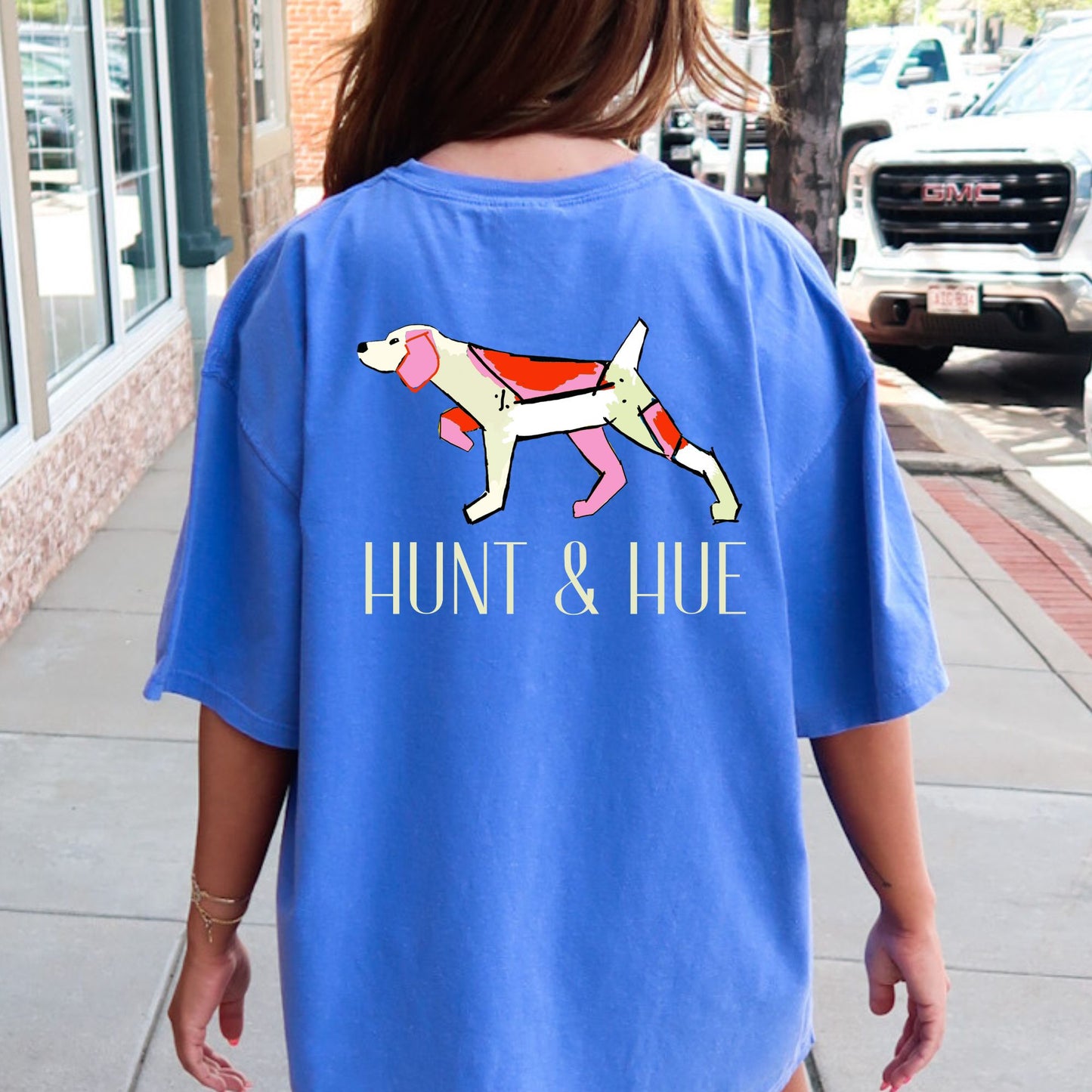 Preppy and Pink Bird Dog