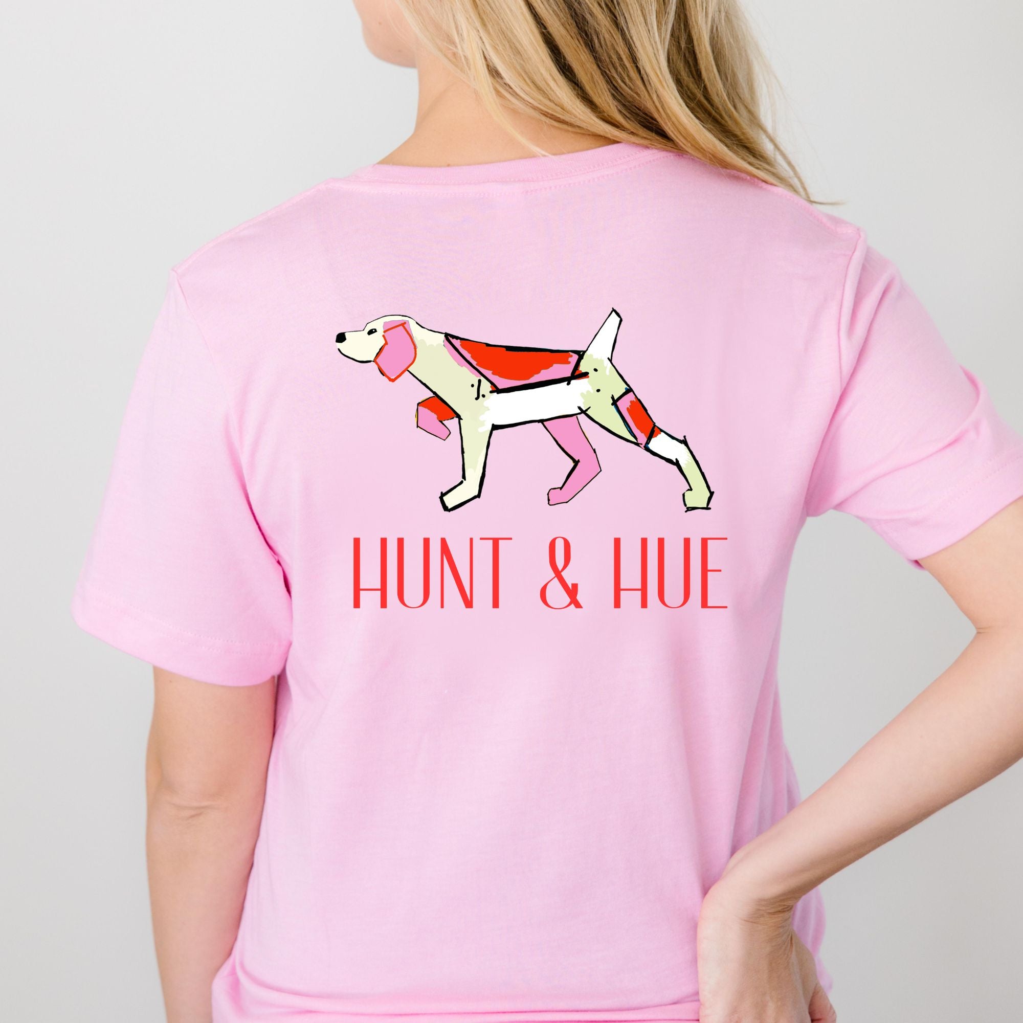Preppy and Pink Bird Dog