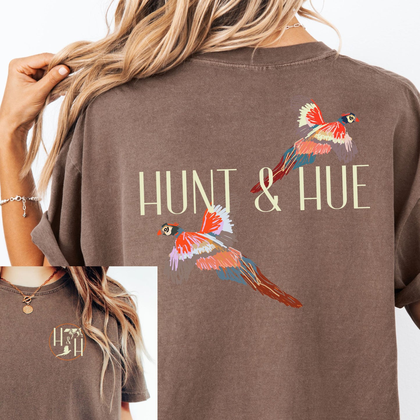 Women's Hunt and Hue Pheasant Shirt