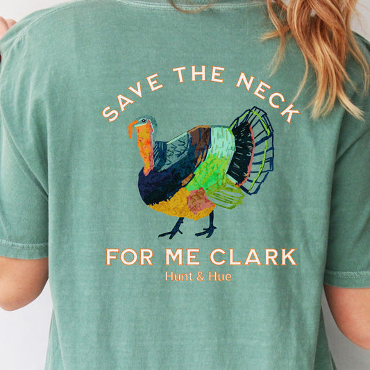 Save the Neck for Me Clark T-Shirt Christmas Vacation Quote Funny Turkey Design Holiday Humor Tee Mens Gift Comfortable Cotton Shirt Thanksgiving Wear
            Movie Quote Shirt Christmas Vacation Tee Funny Turkey Design Holiday Humor Gift for Dad Hunter Outdoor Enthusiast Casual Wear Customizable Colors Sizes
