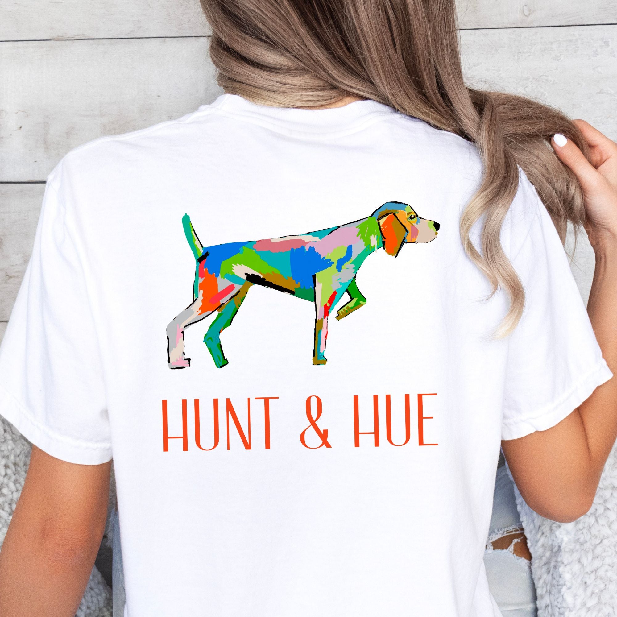Modern bird dog tee