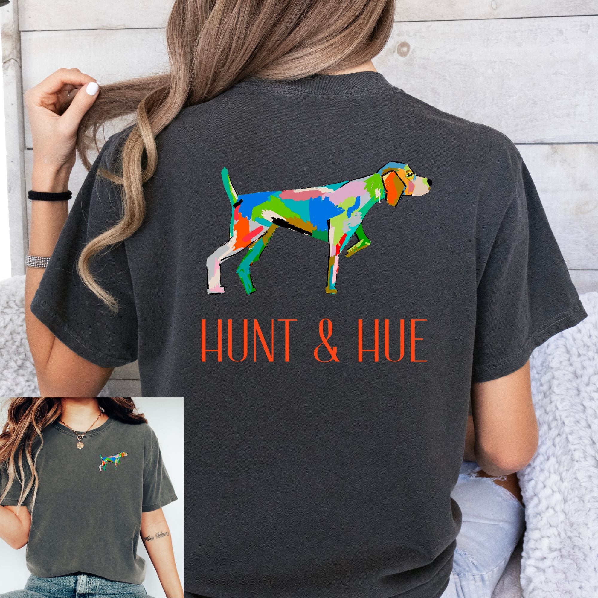 Modern bird dog tee