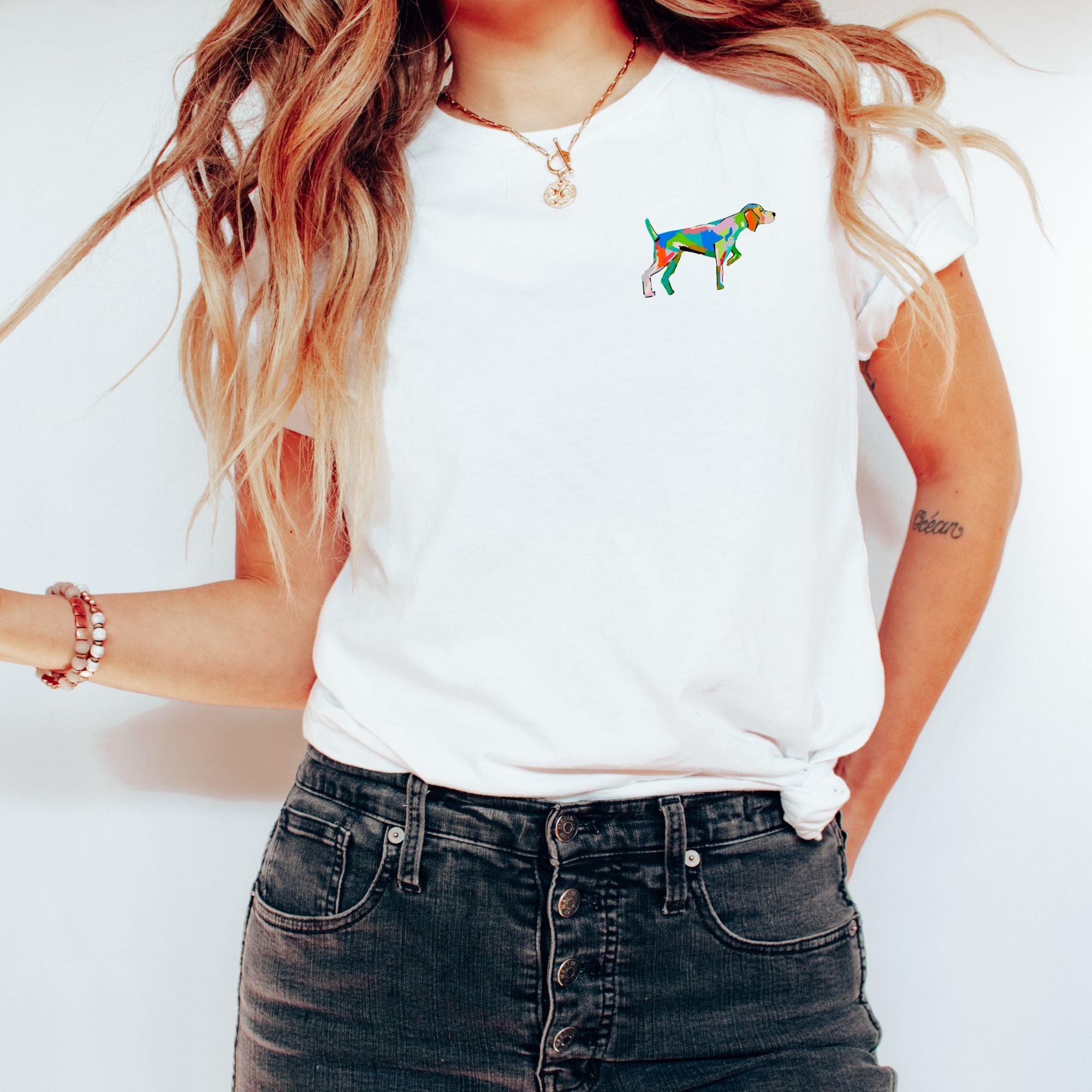 Modern Bird Dog Logo Tee