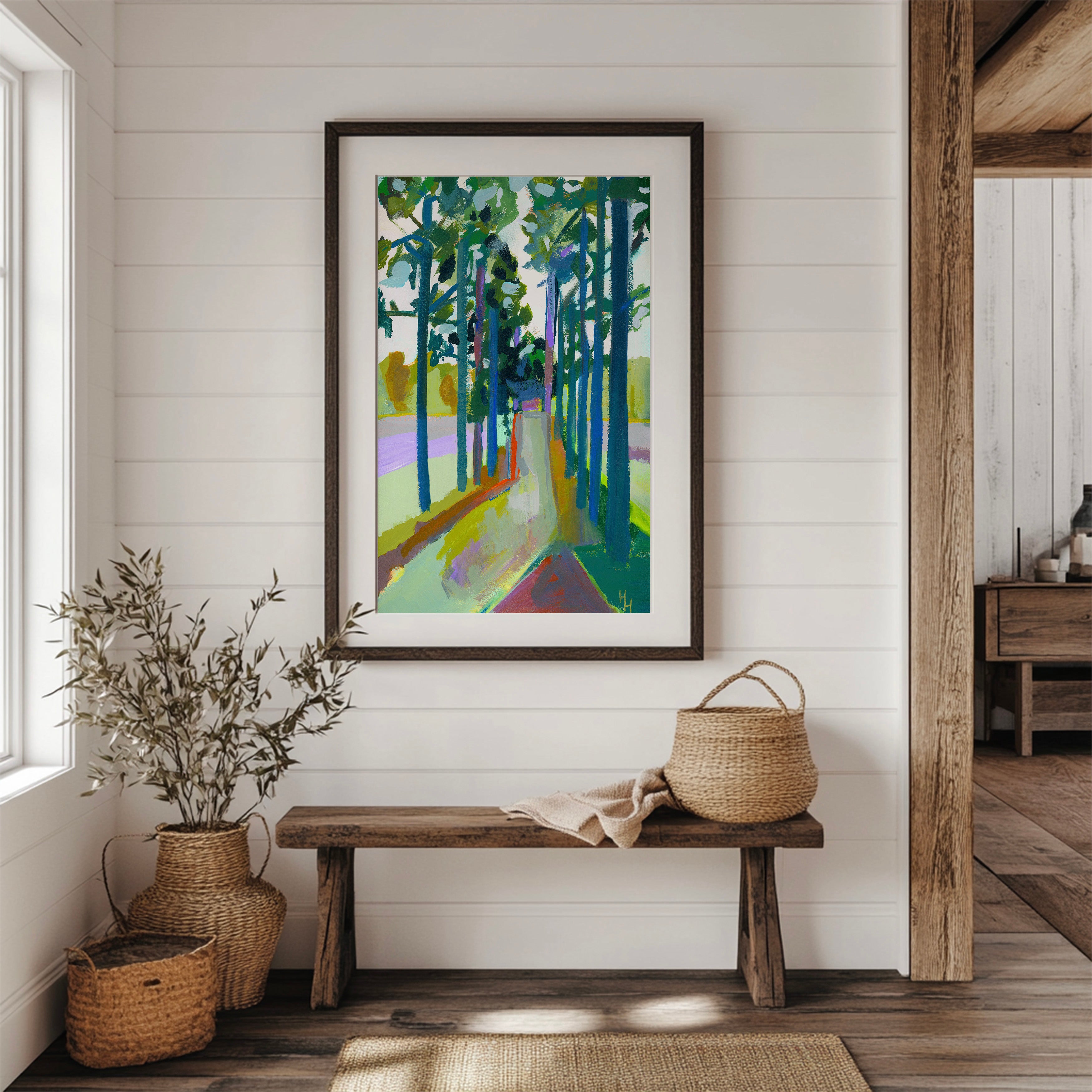 Pine trees Landscape