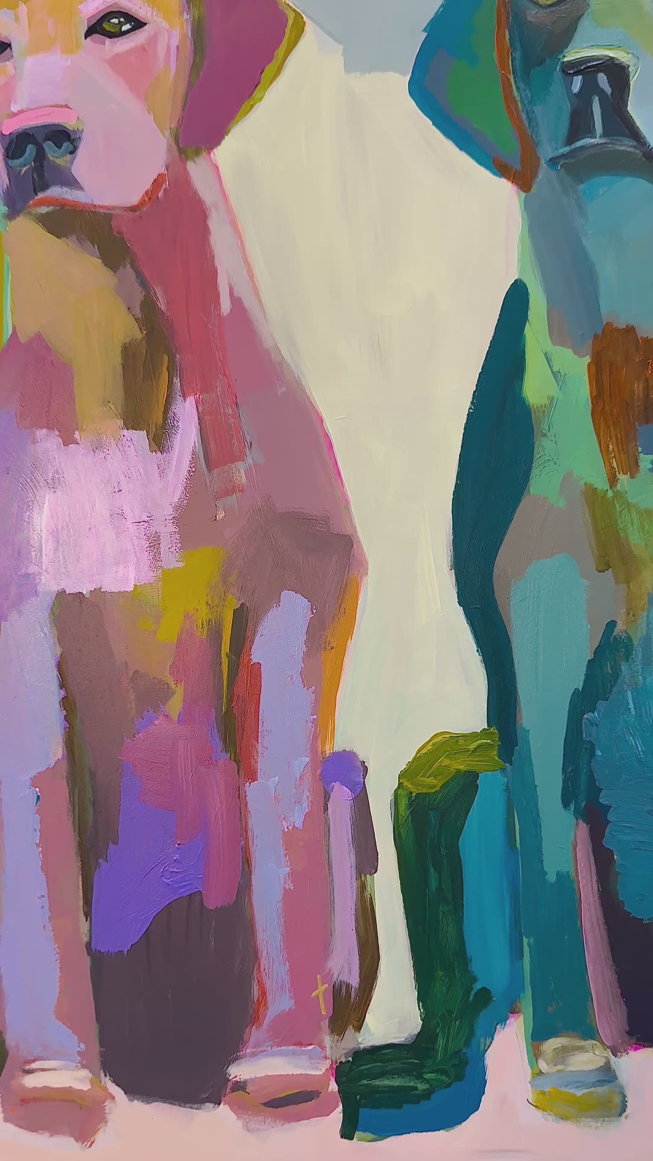 Pat and Matt the Labradors